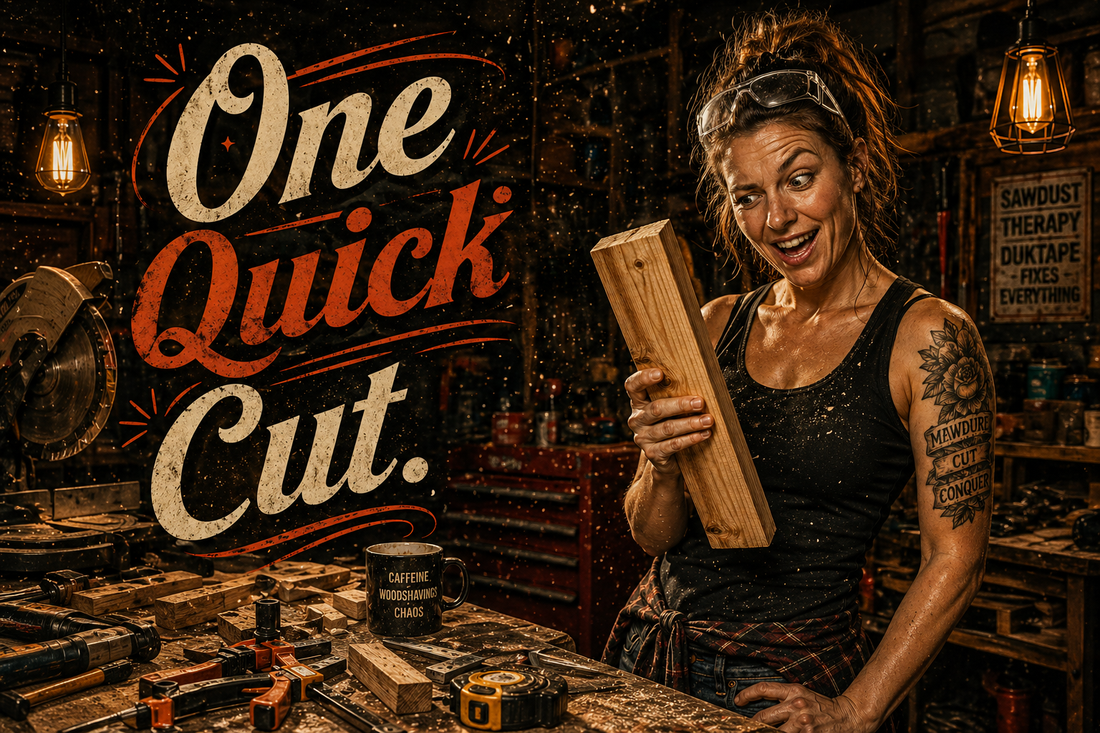 Funny things said out loud in a woodworking workshop – Sawdust & Ponytails