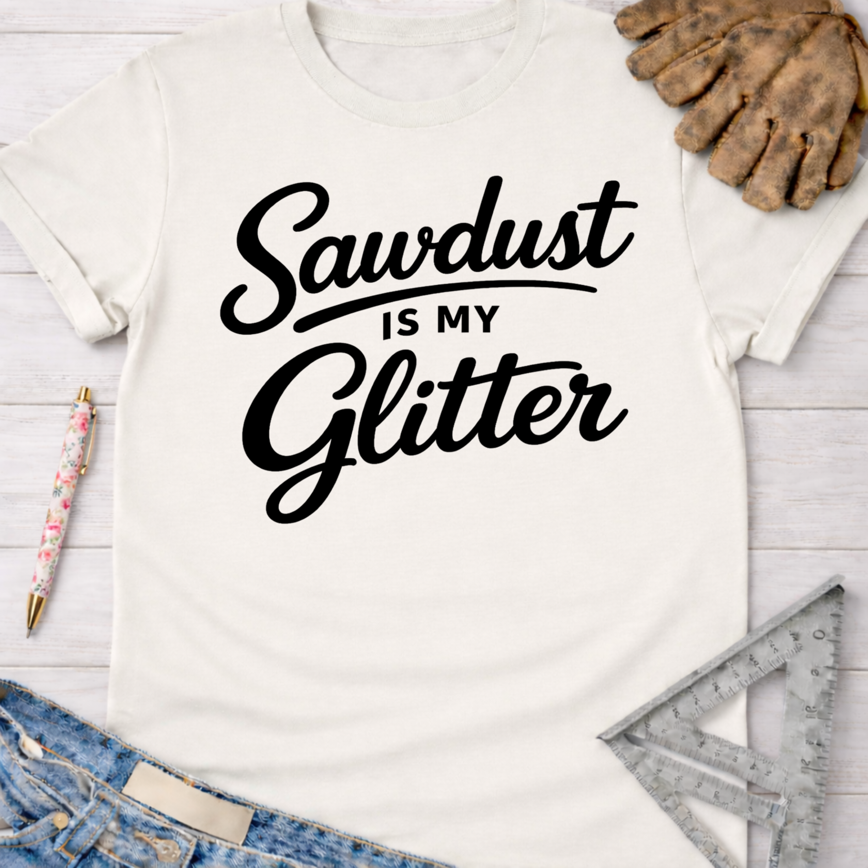 Sawdust is My Glitter T-Shirt