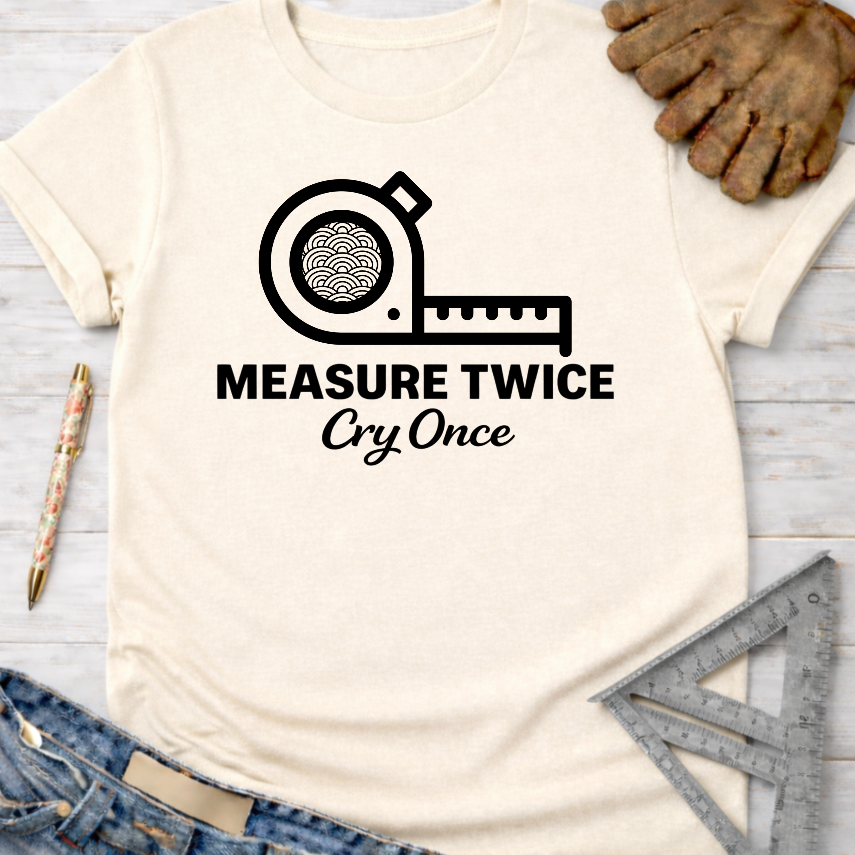 Measure Twice Cry Once T-Shirt