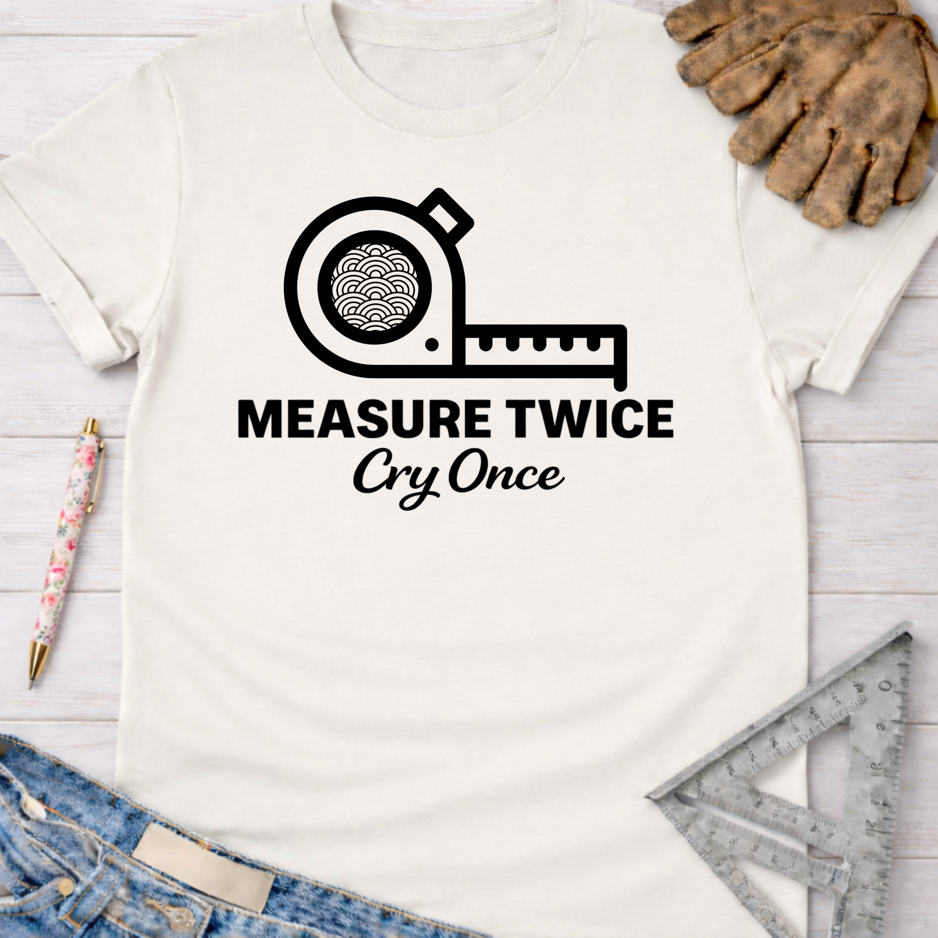 Measure Twice Cry Once T-Shirt