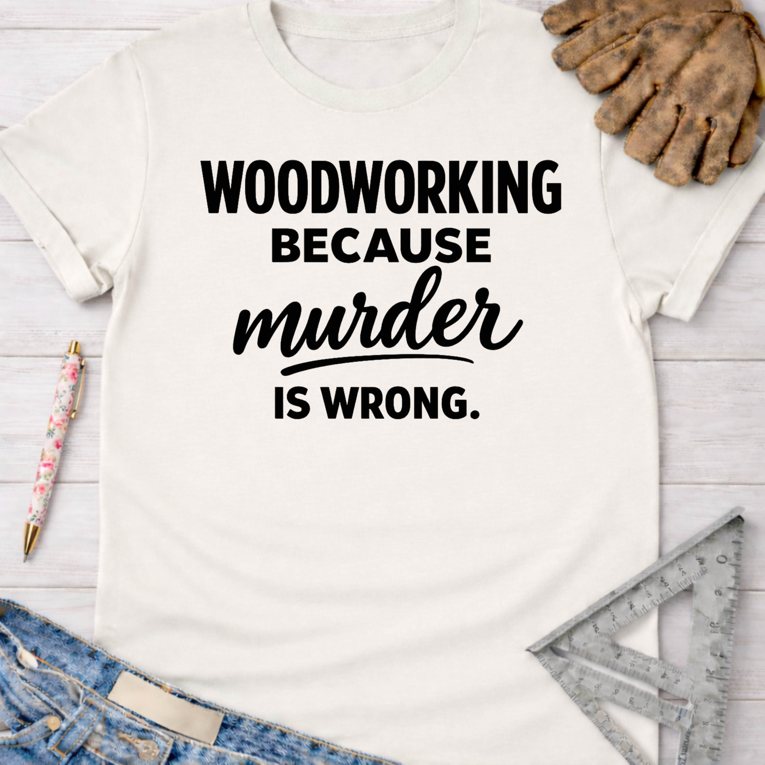 Because Murder is Wrong T-Shirt