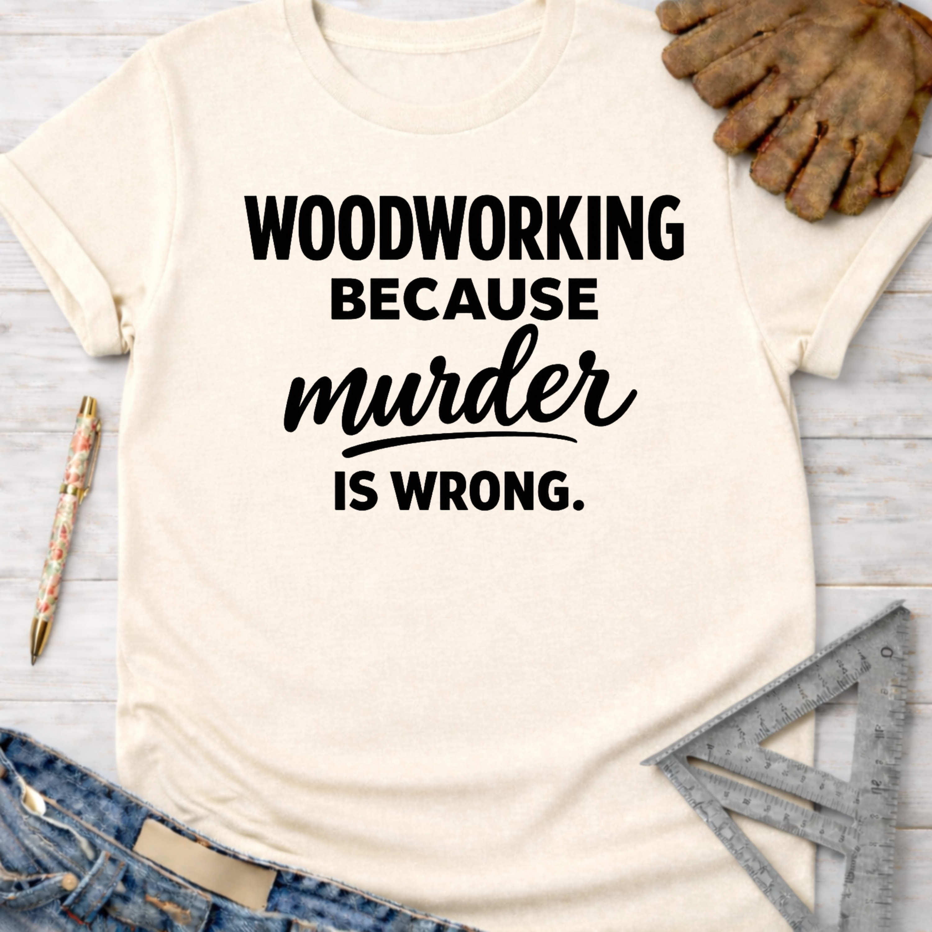 Because Murder is Wrong T-Shirt