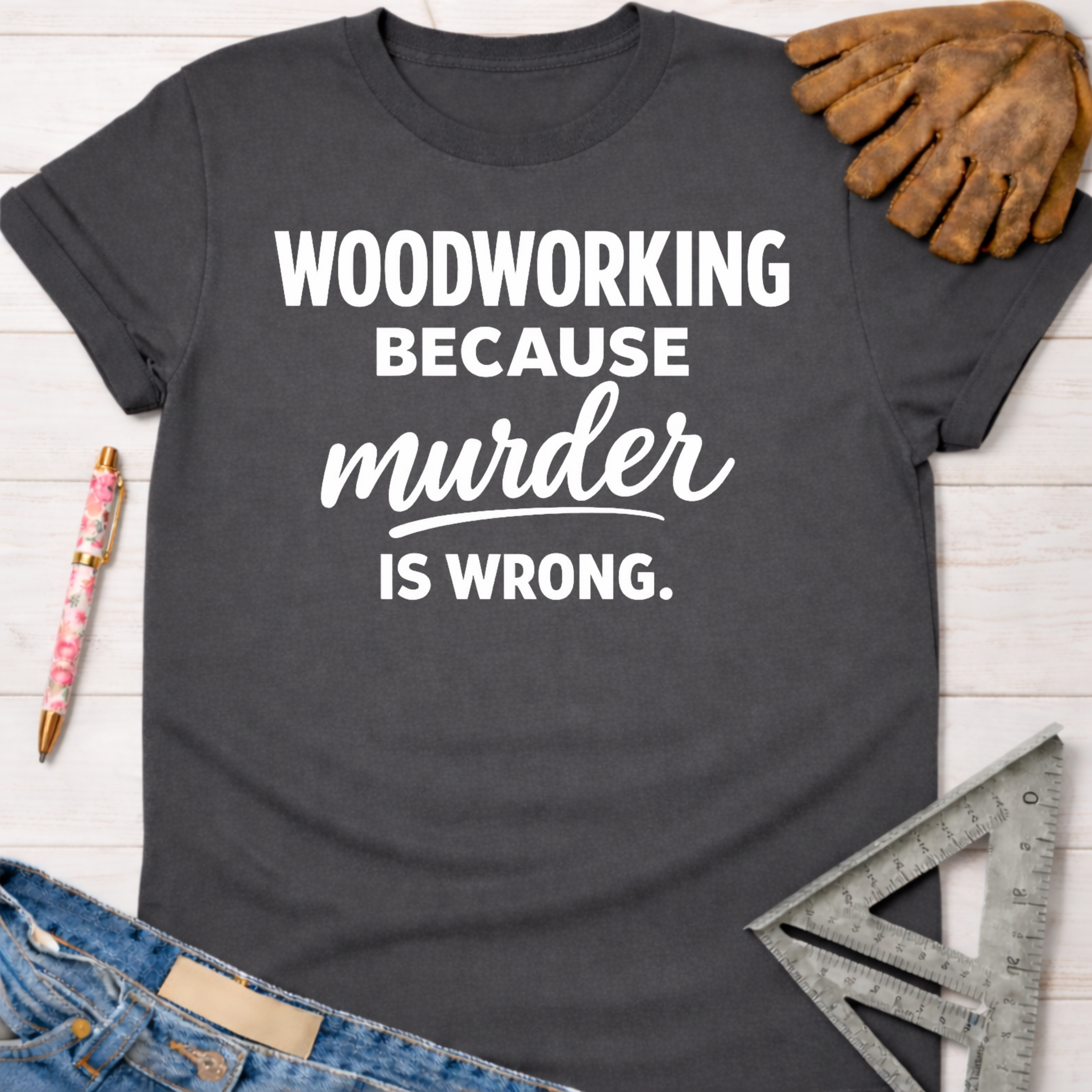 Because Murder is Wrong T-Shirt