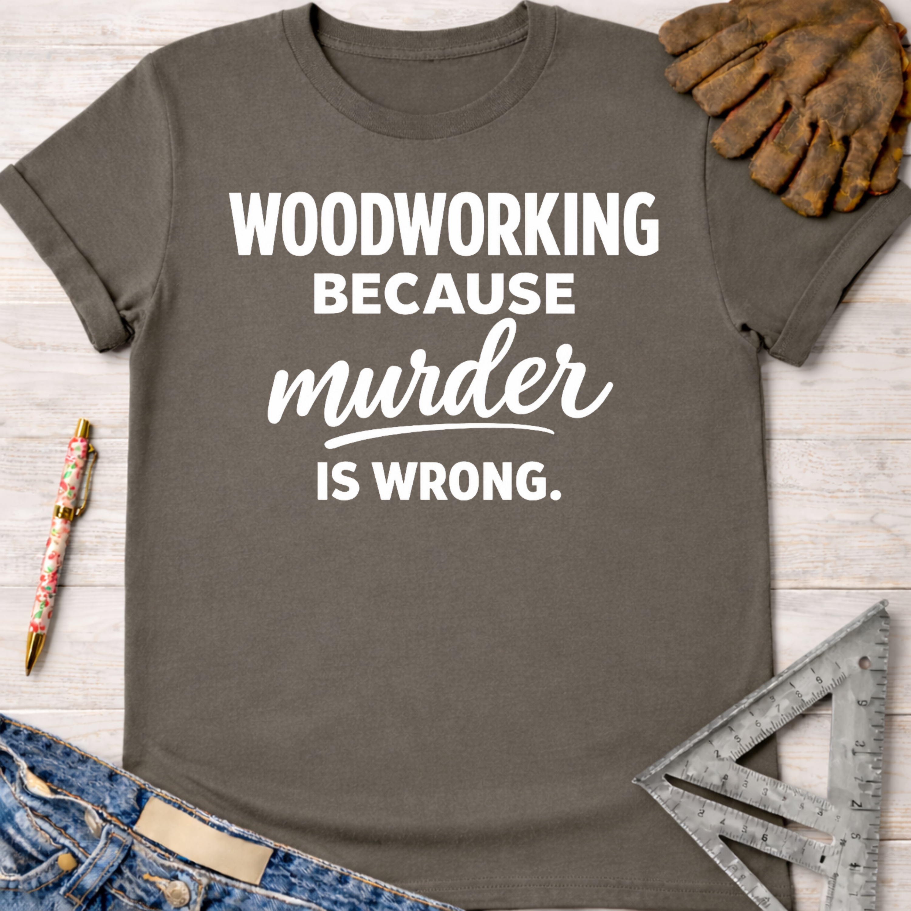 Because Murder is Wrong T-Shirt
