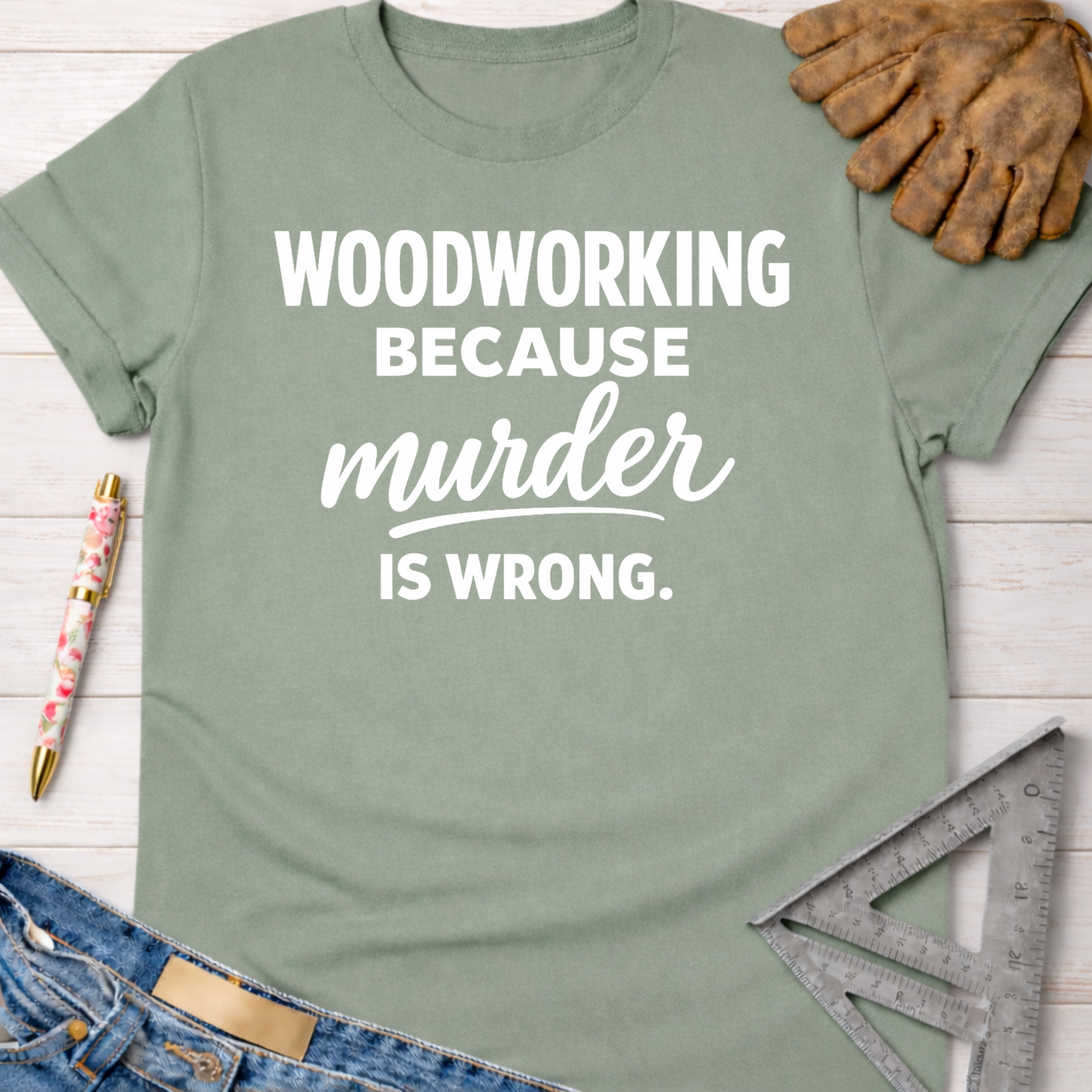 Because Murder is Wrong T-Shirt