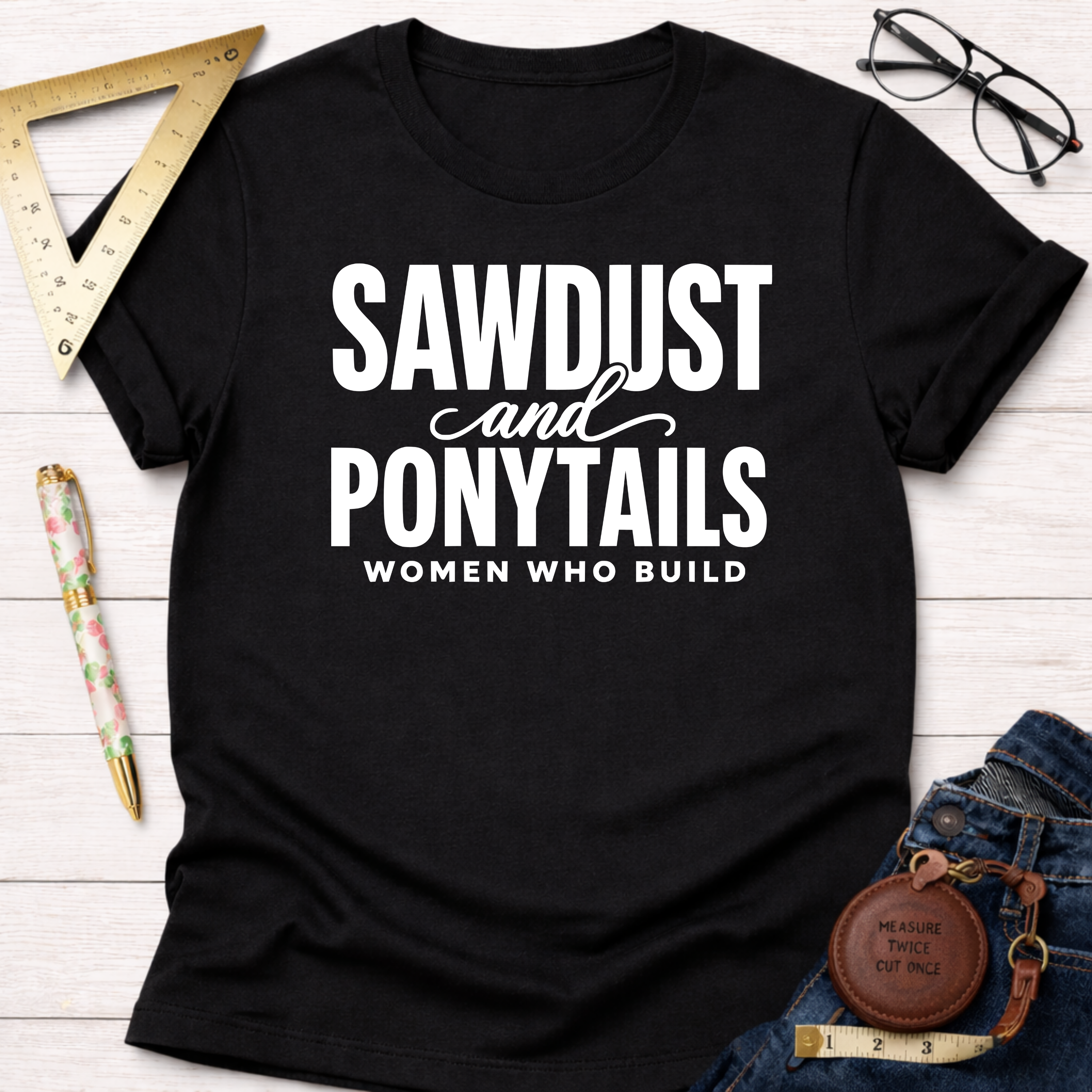 Sawdust And Ponytails T-Shirt