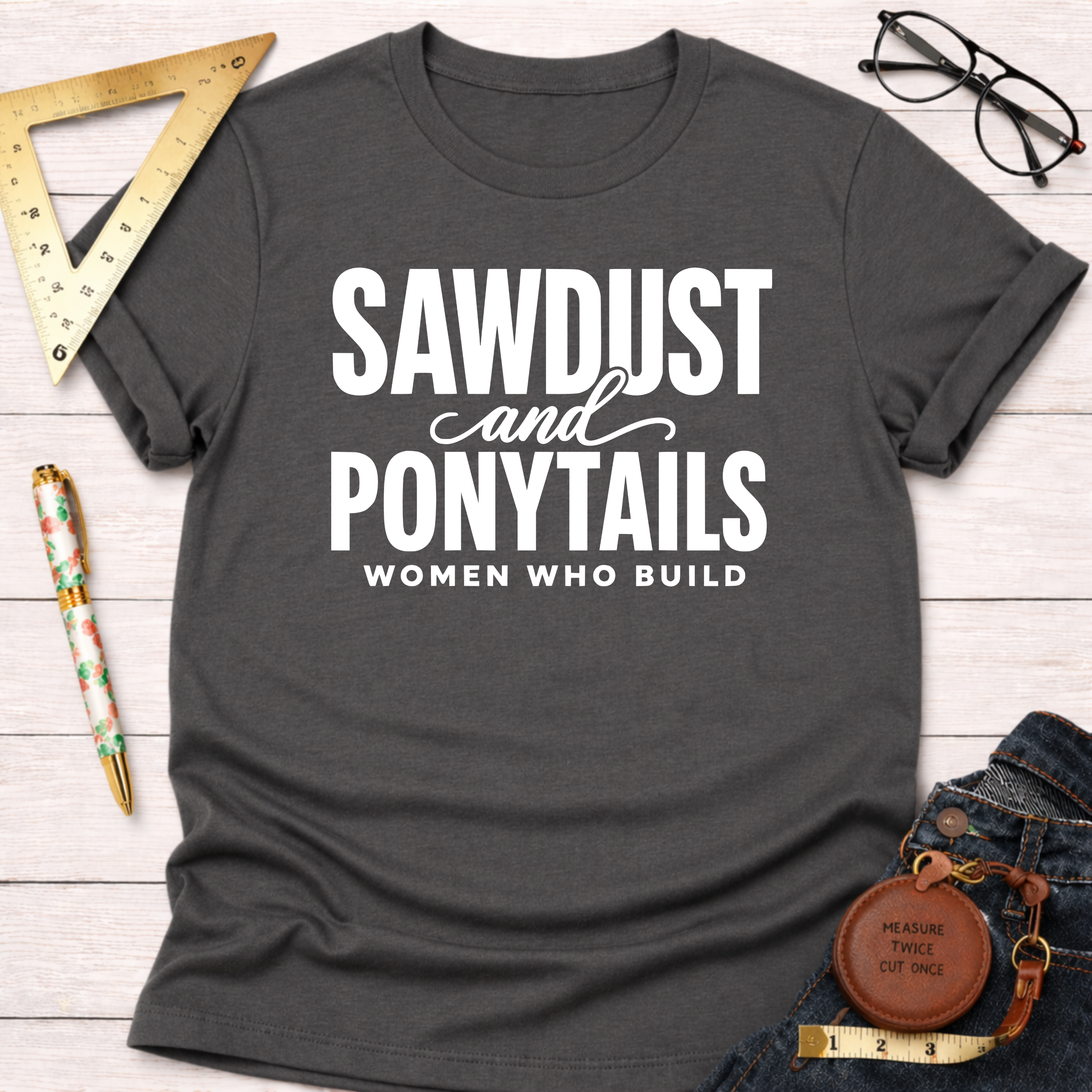 Sawdust And Ponytails T-Shirt