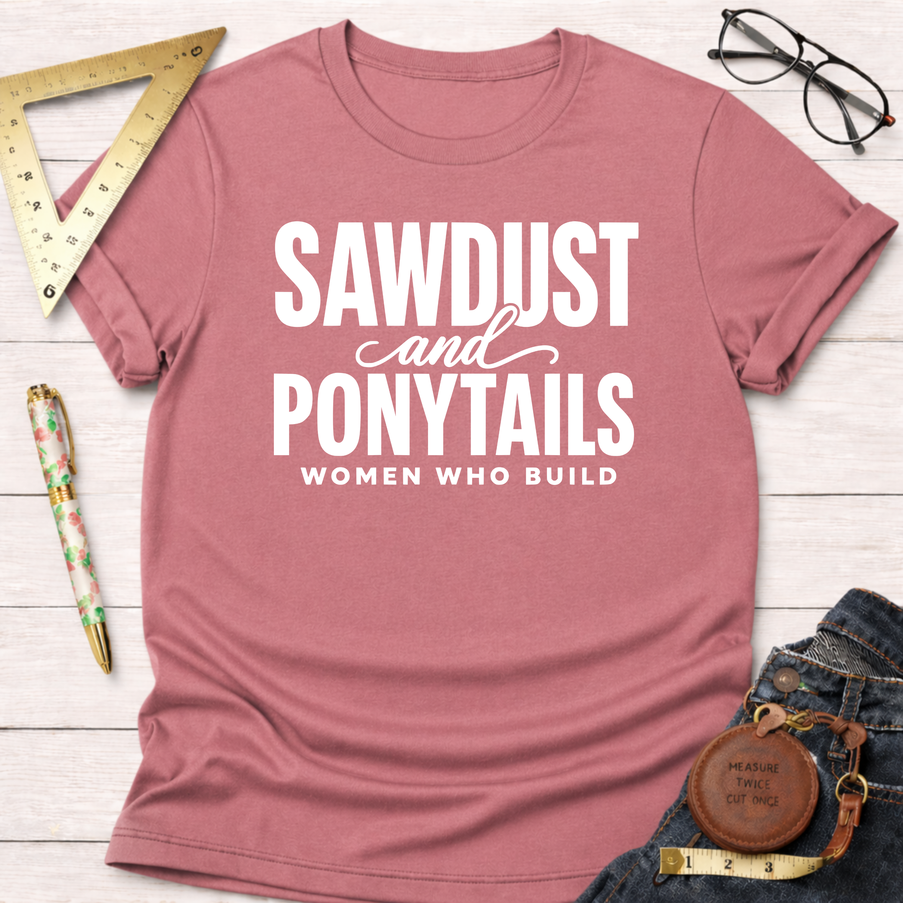 Sawdust And Ponytails T-Shirt