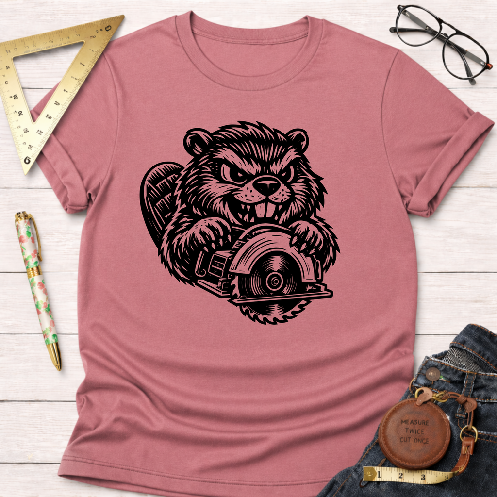 Angry Woodworking Beaver T-Shirt