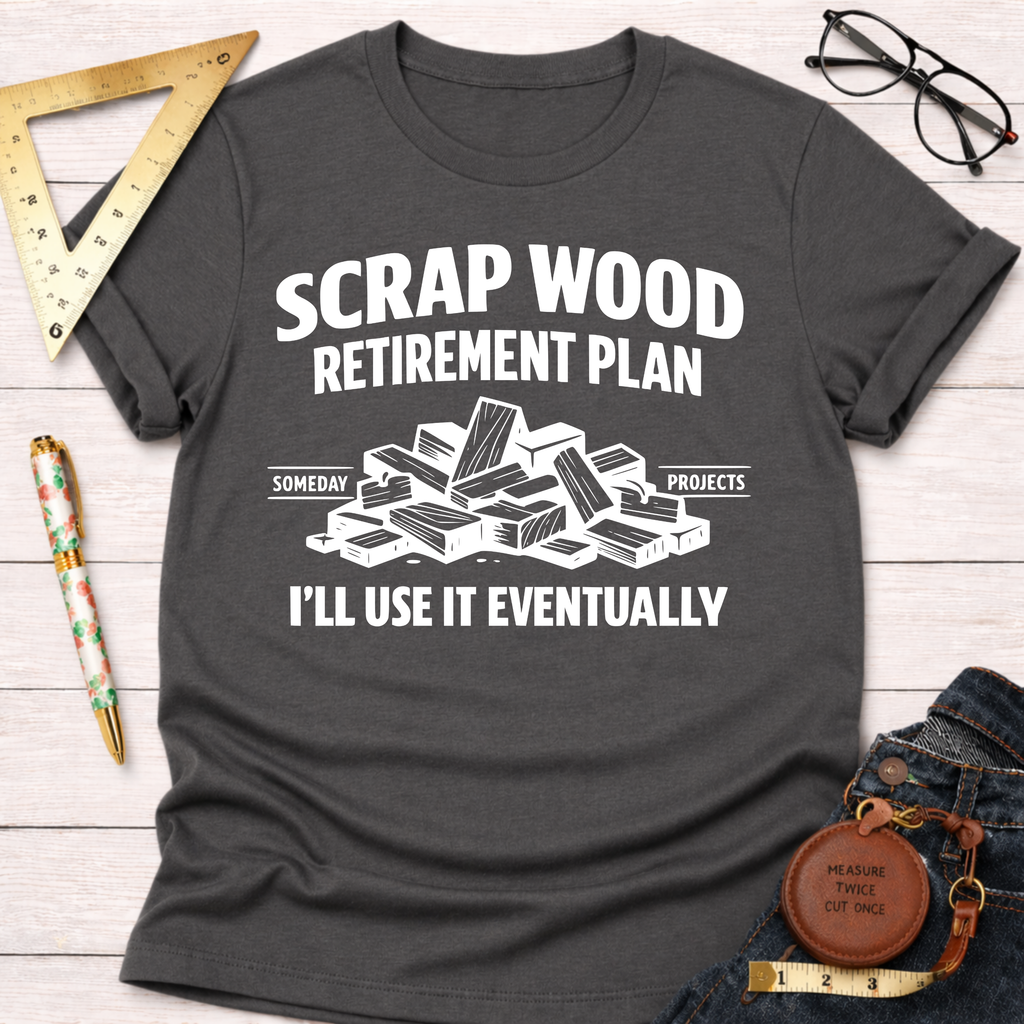 Scrap Wood Retirement Plan T-Shirt