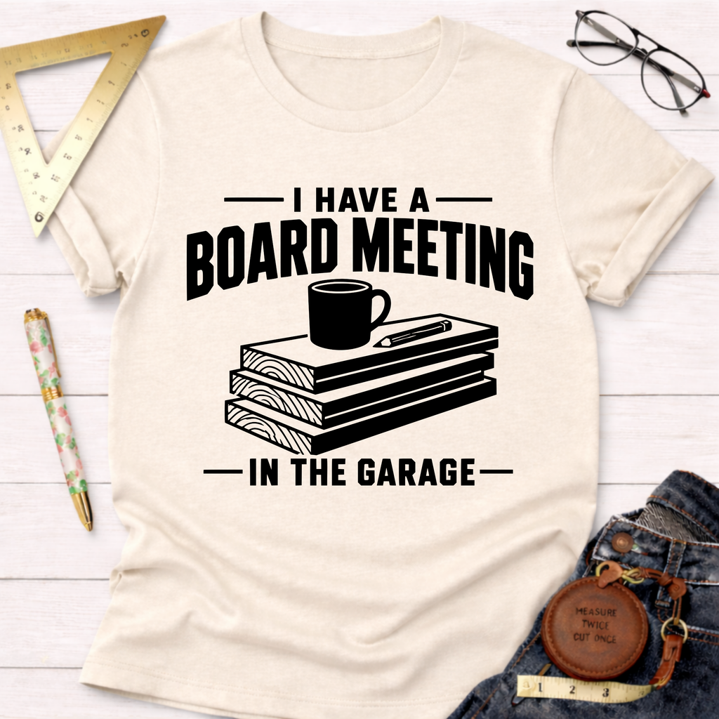 Board Meeting In The Garage T-Shirt