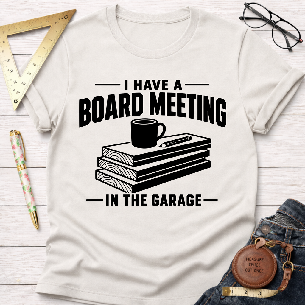 Board Meeting In The Garage T-Shirt