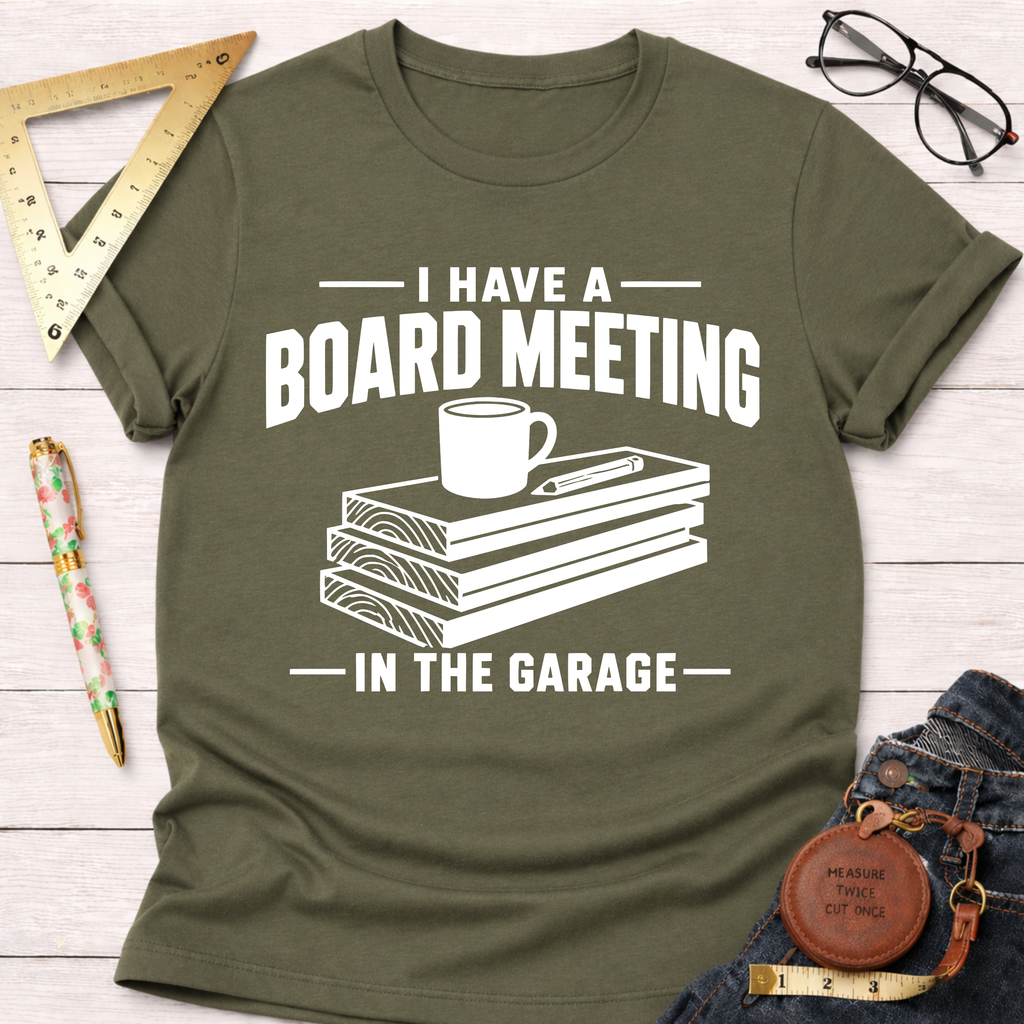 Board Meeting In The Garage T-Shirt