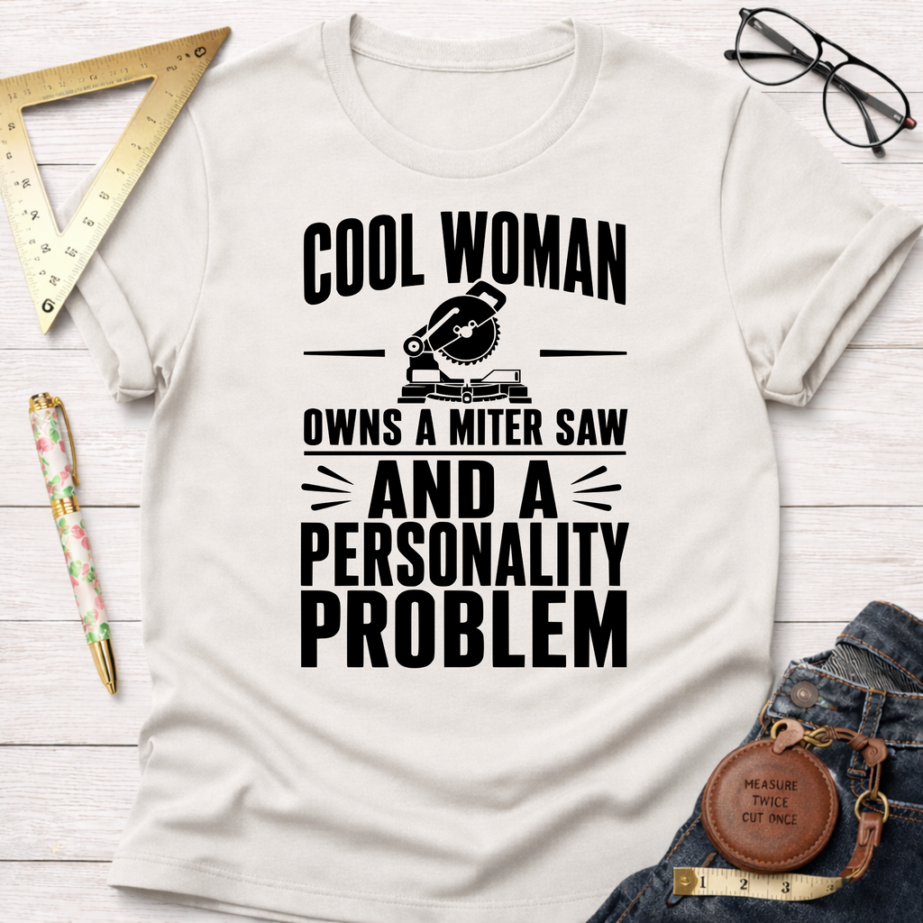 Miter Saw And A Personality Problem. T-Shirt