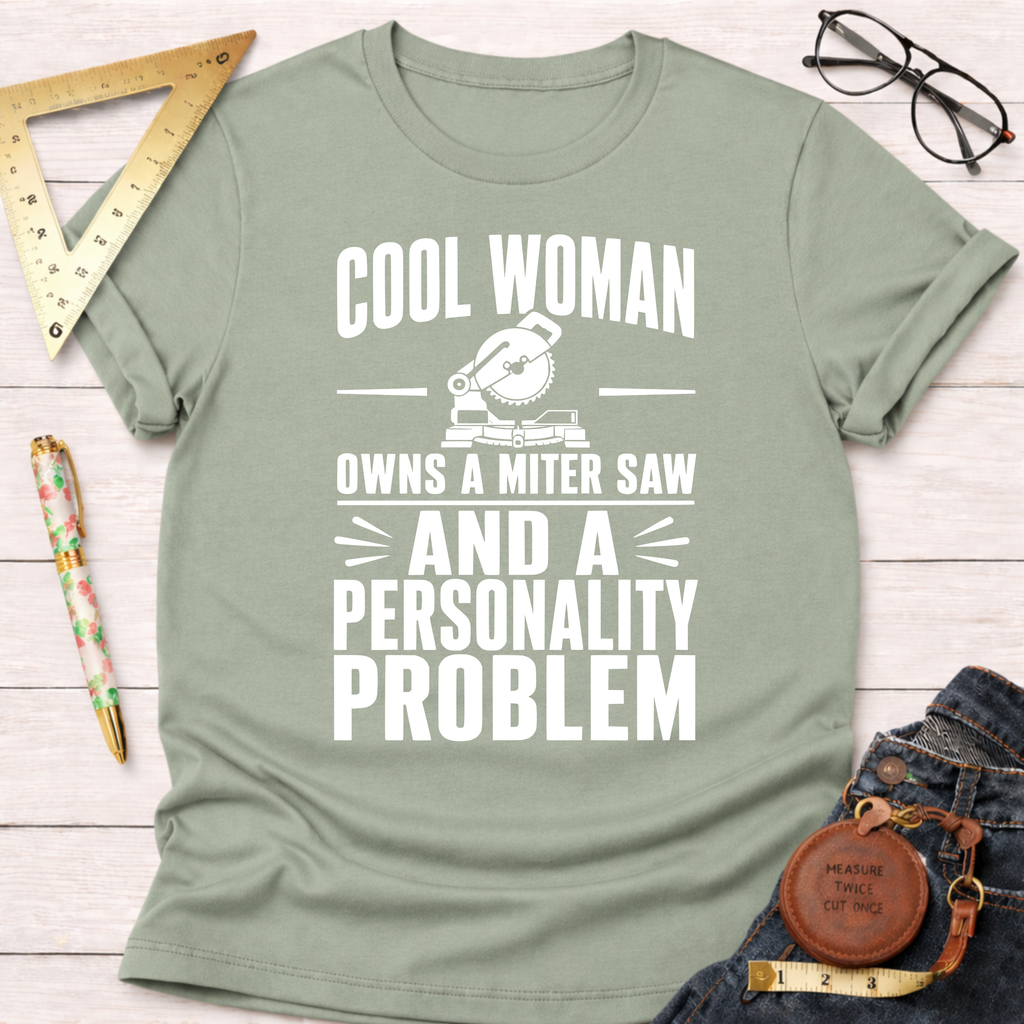 Miter Saw And A Personality Problem. T-Shirt
