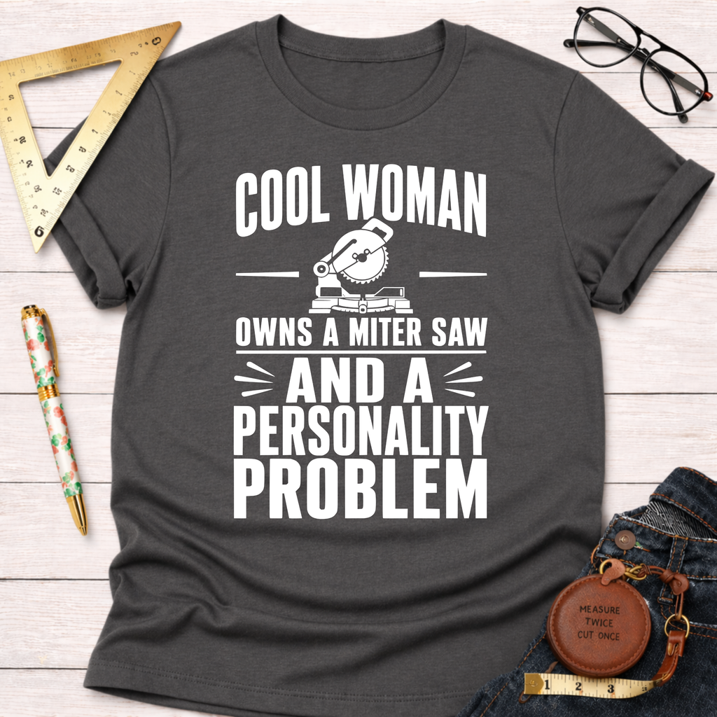 Miter Saw And A Personality Problem. T-Shirt