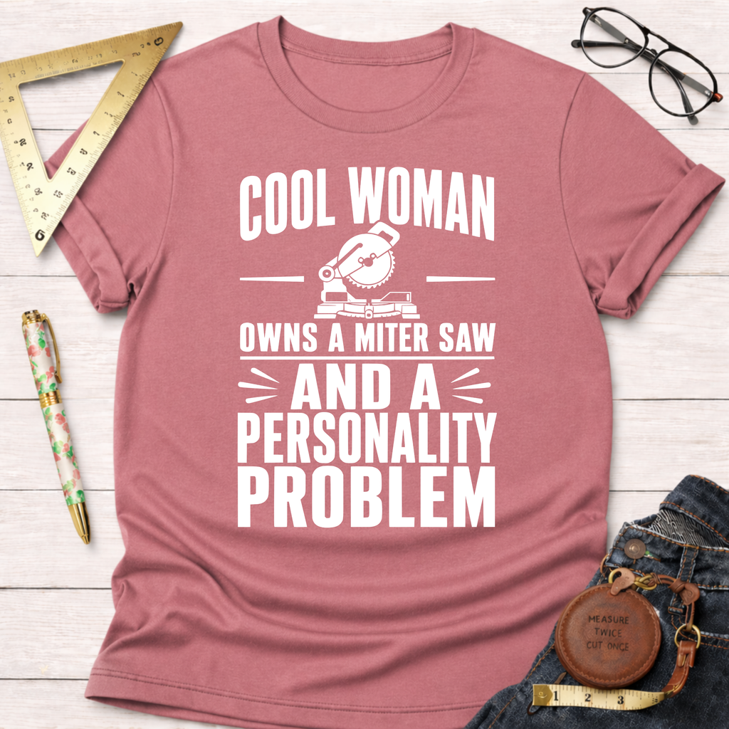 Miter Saw And A Personality Problem. T-Shirt