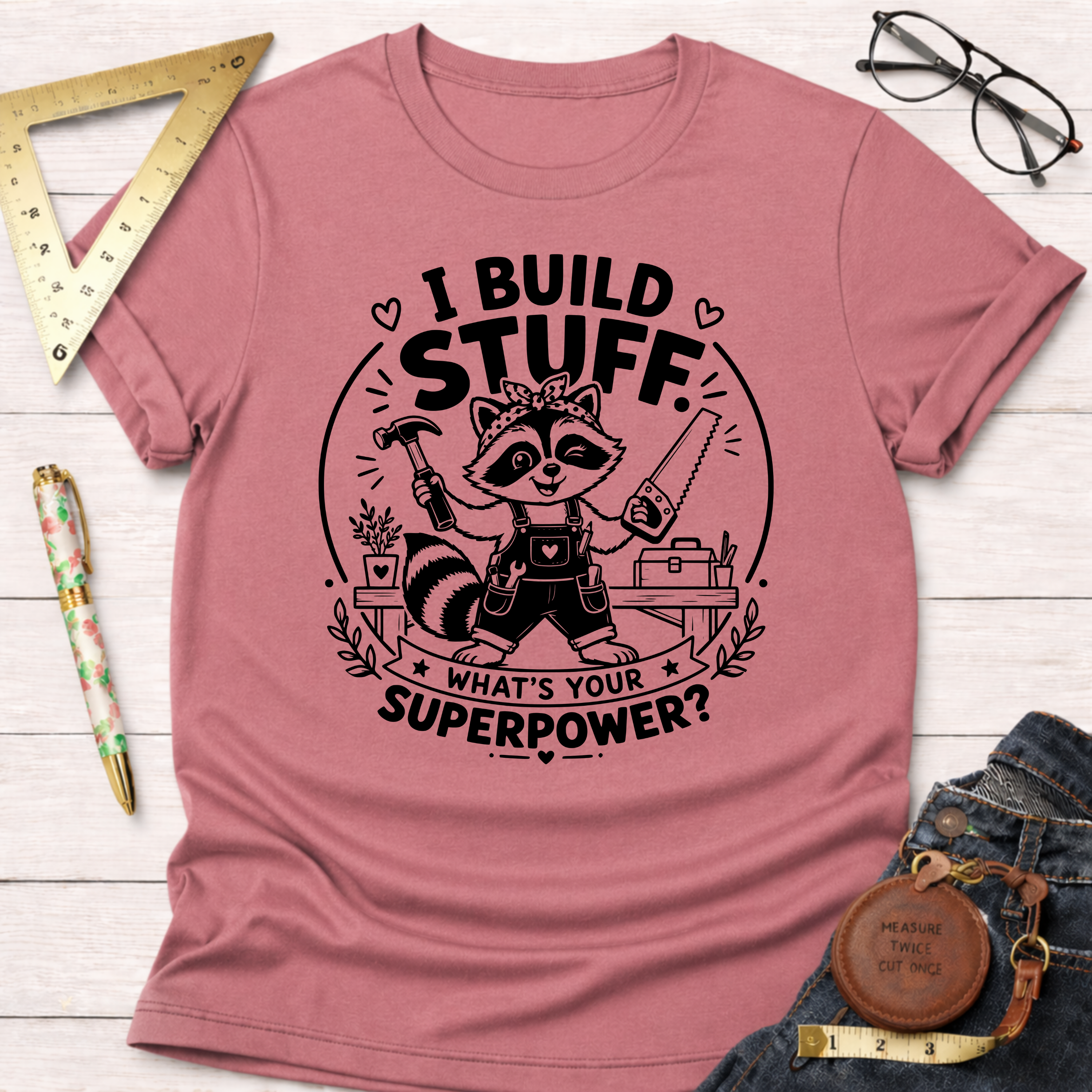 I Build Stuff. What's Your Superpower? T-Shirt