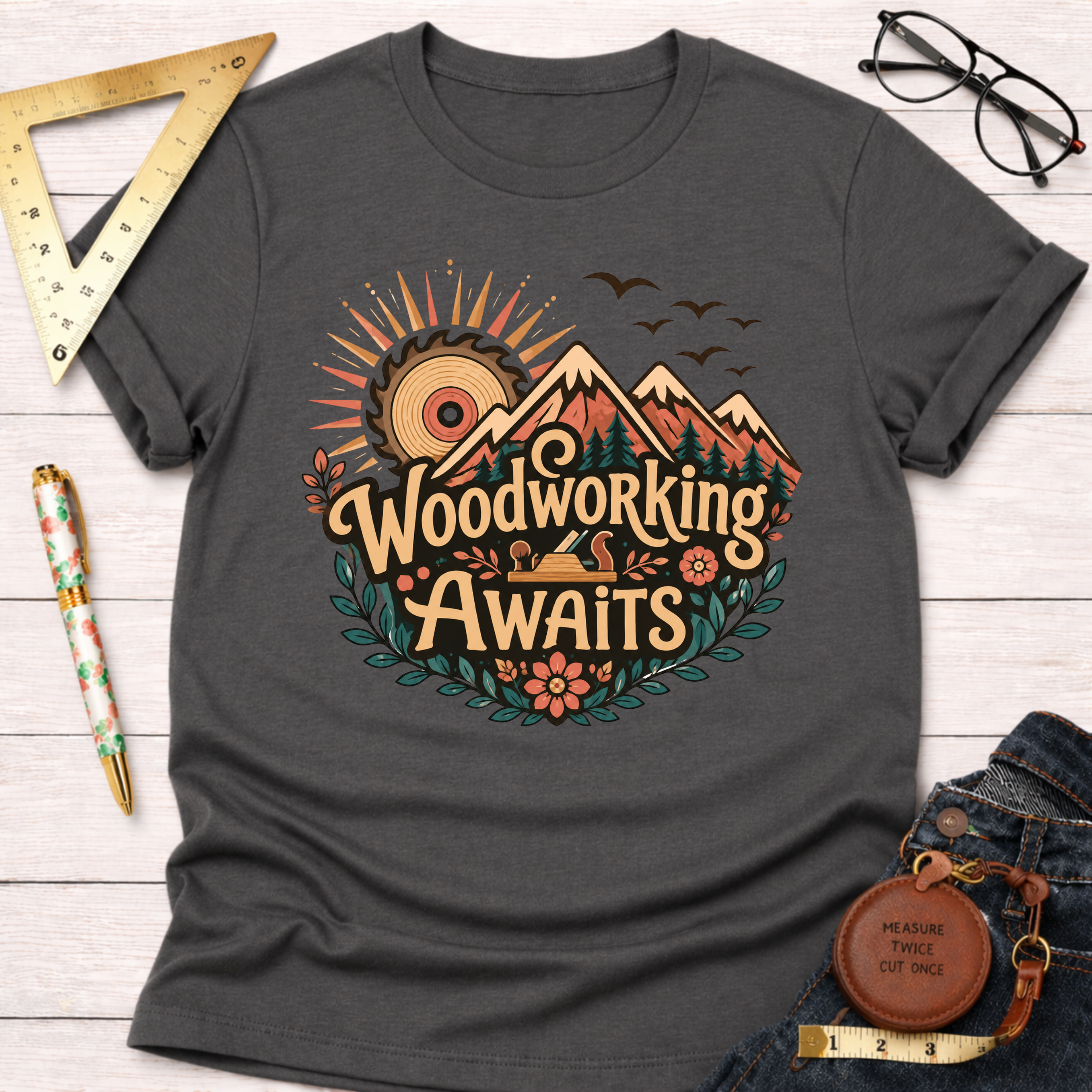 Woodworking Awaits T-Shirt
