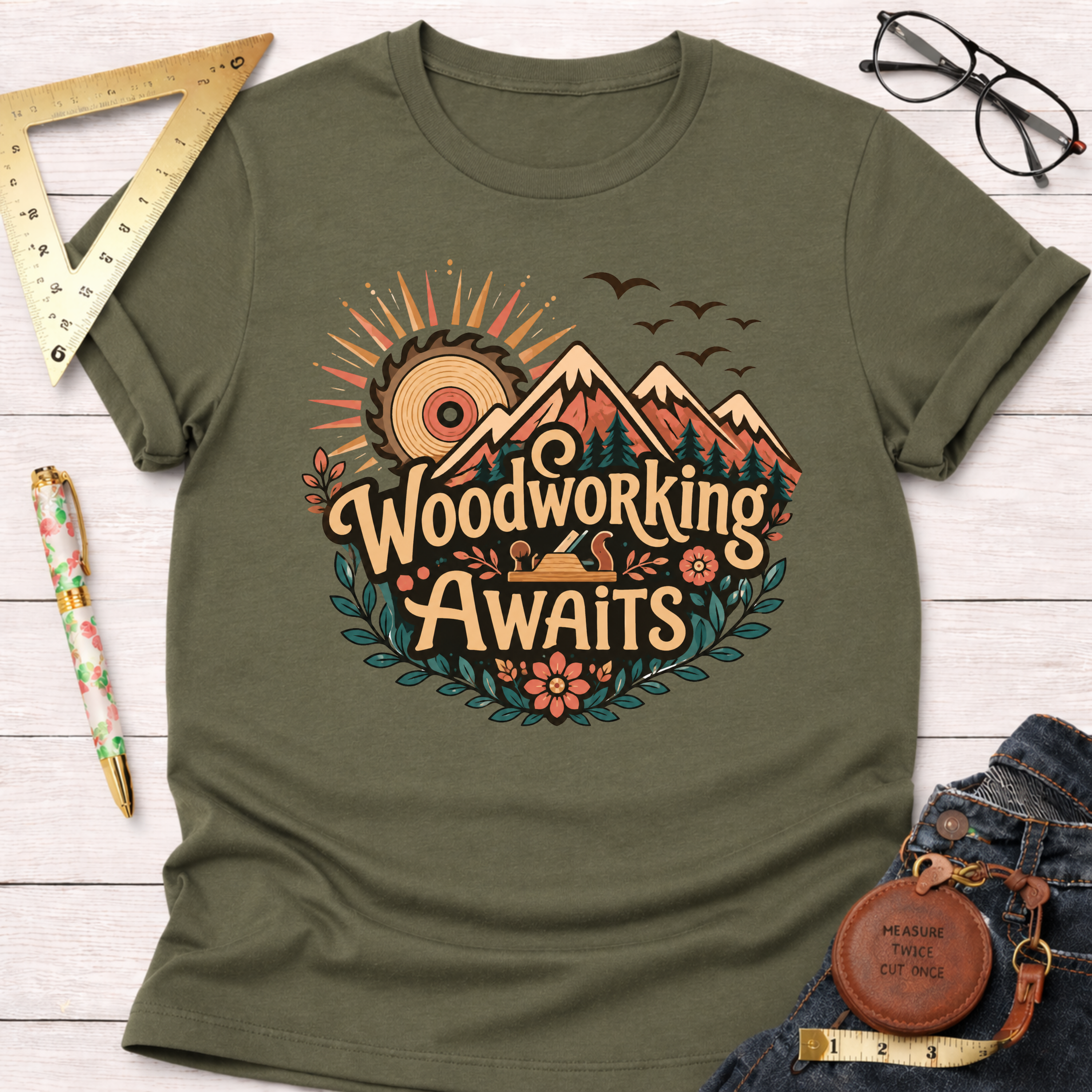 Woodworking Awaits T-Shirt