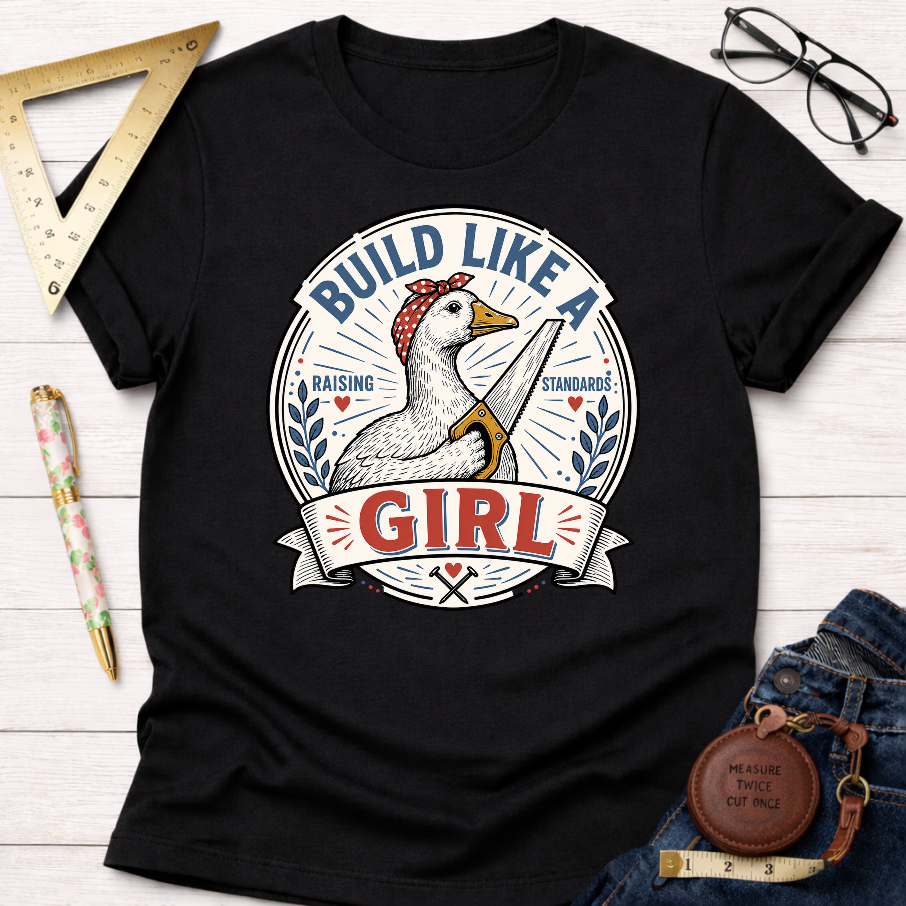 Build Like A Girl T-Shirt