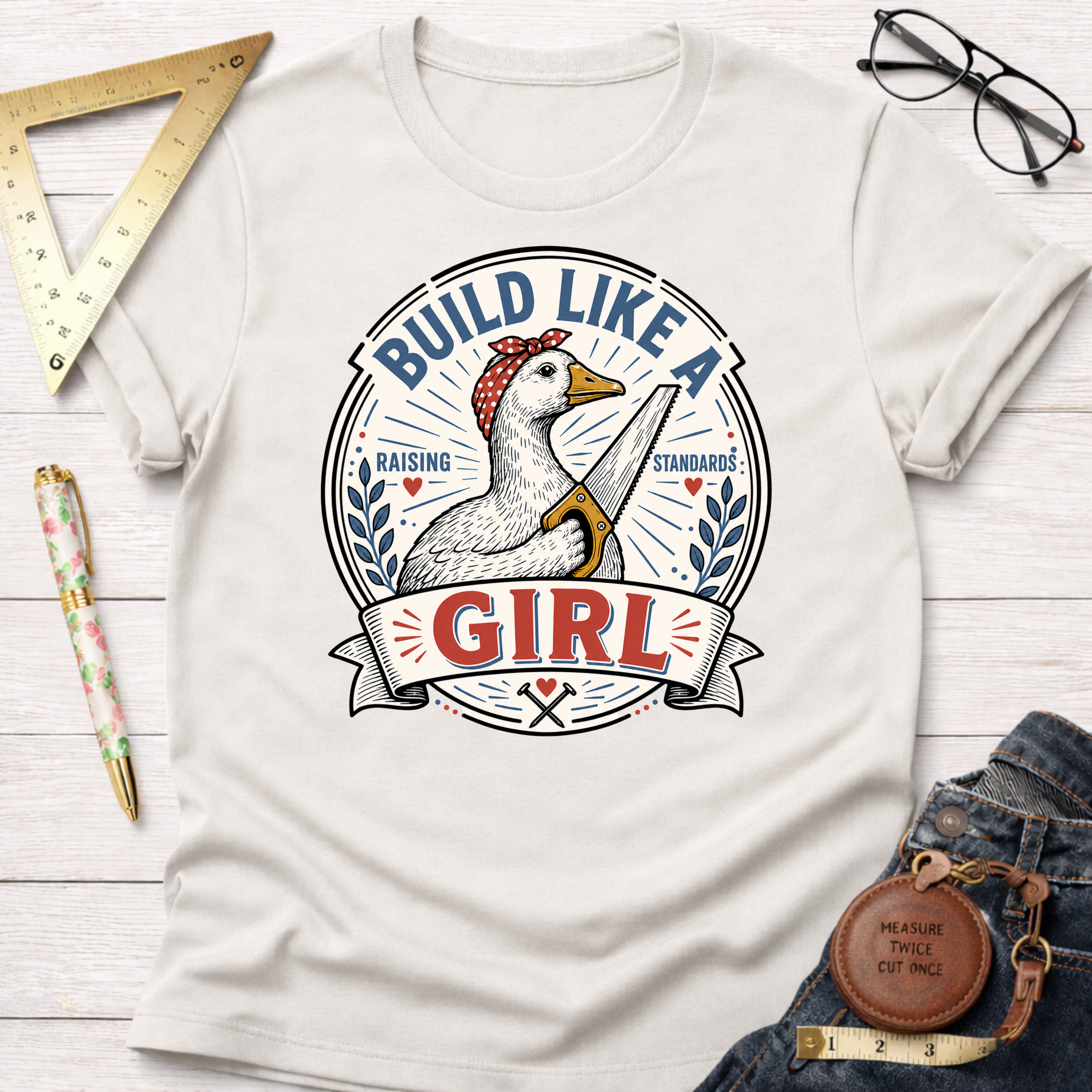 Build Like A Girl T-Shirt