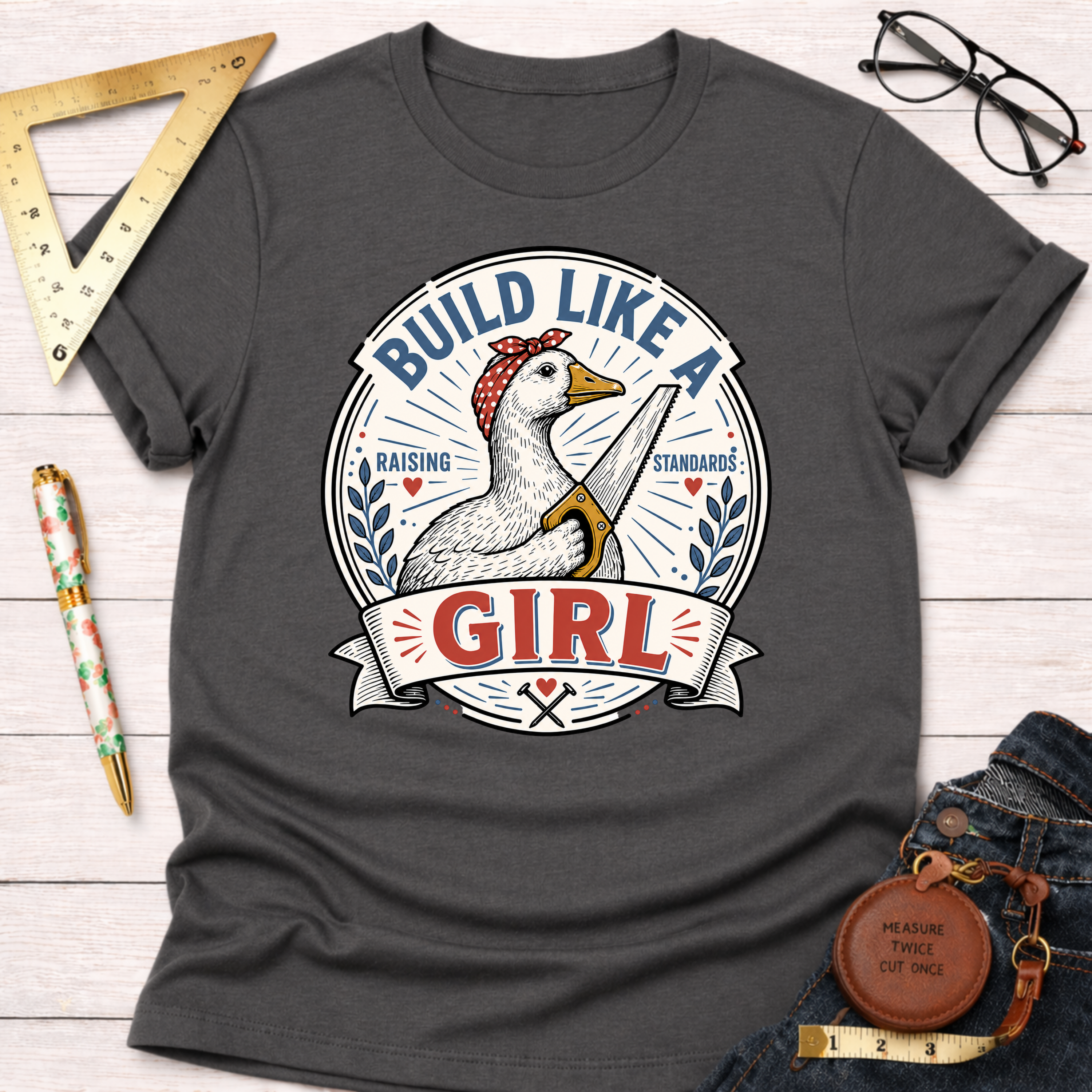 Build Like A Girl T-Shirt