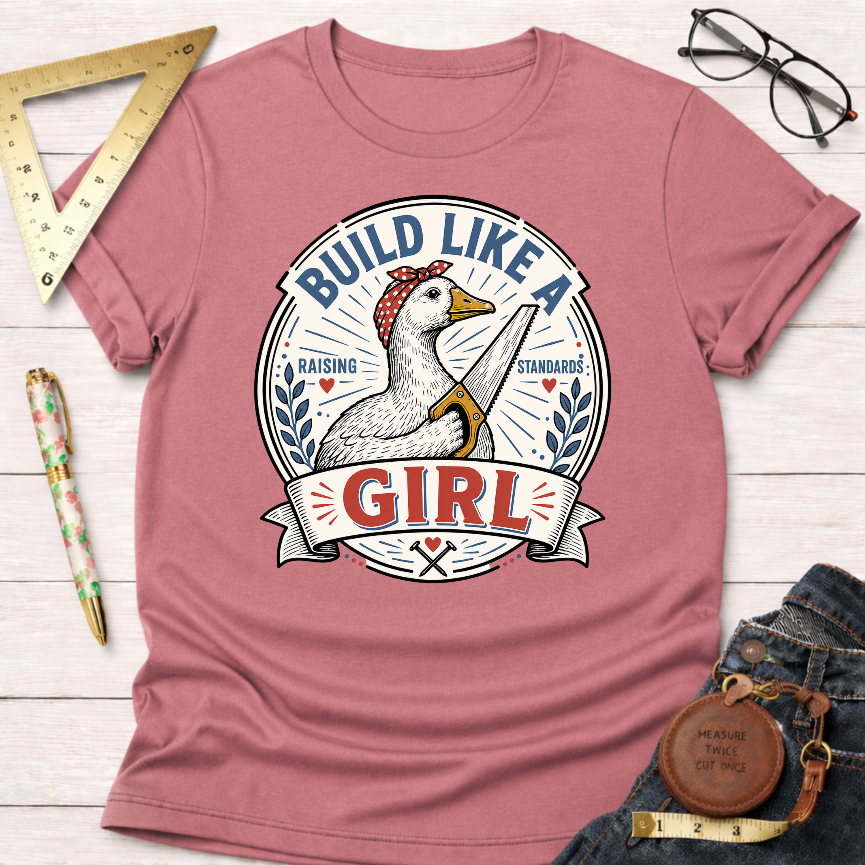 Build Like A Girl T-Shirt