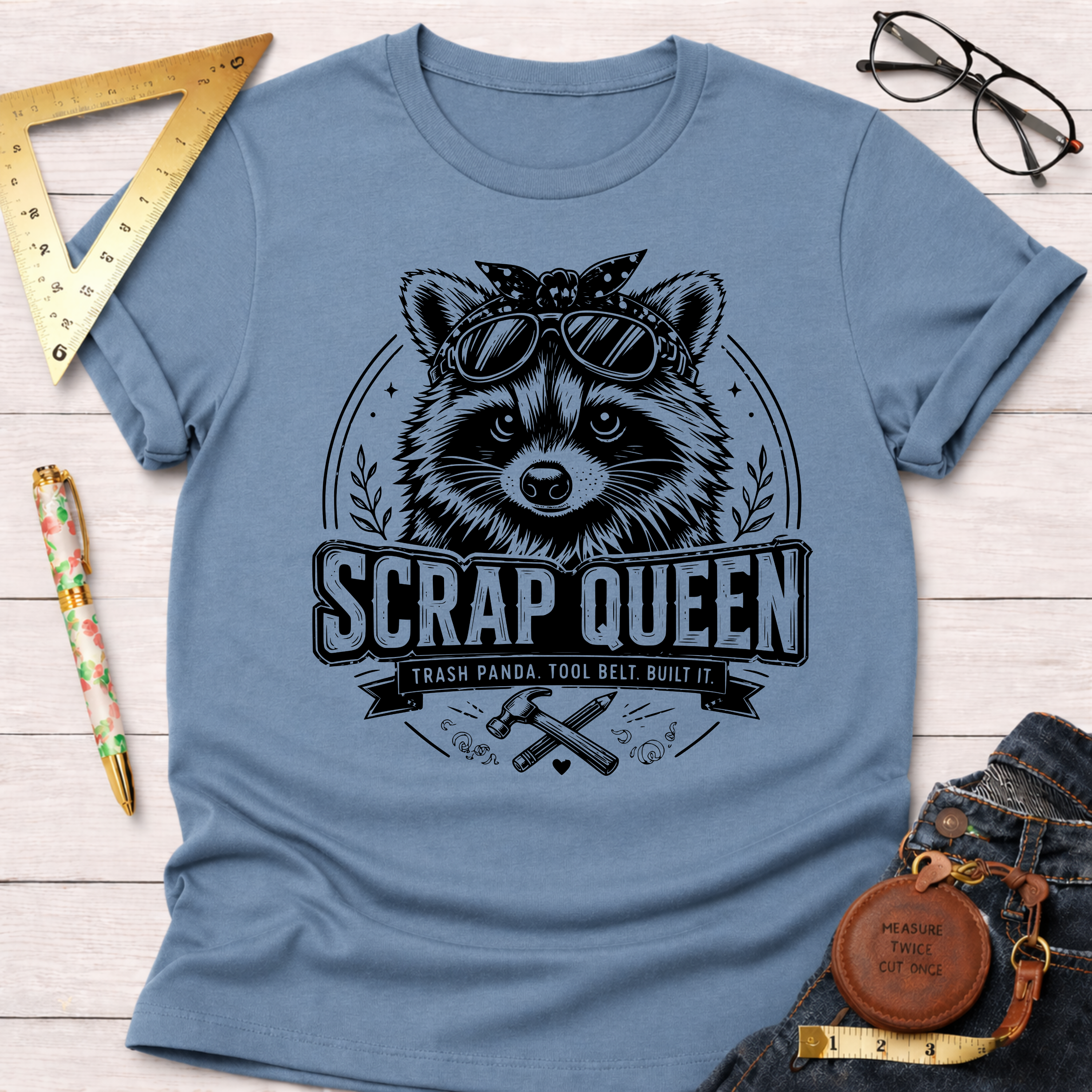 Scrap Queen Trash Panda T-Shirt