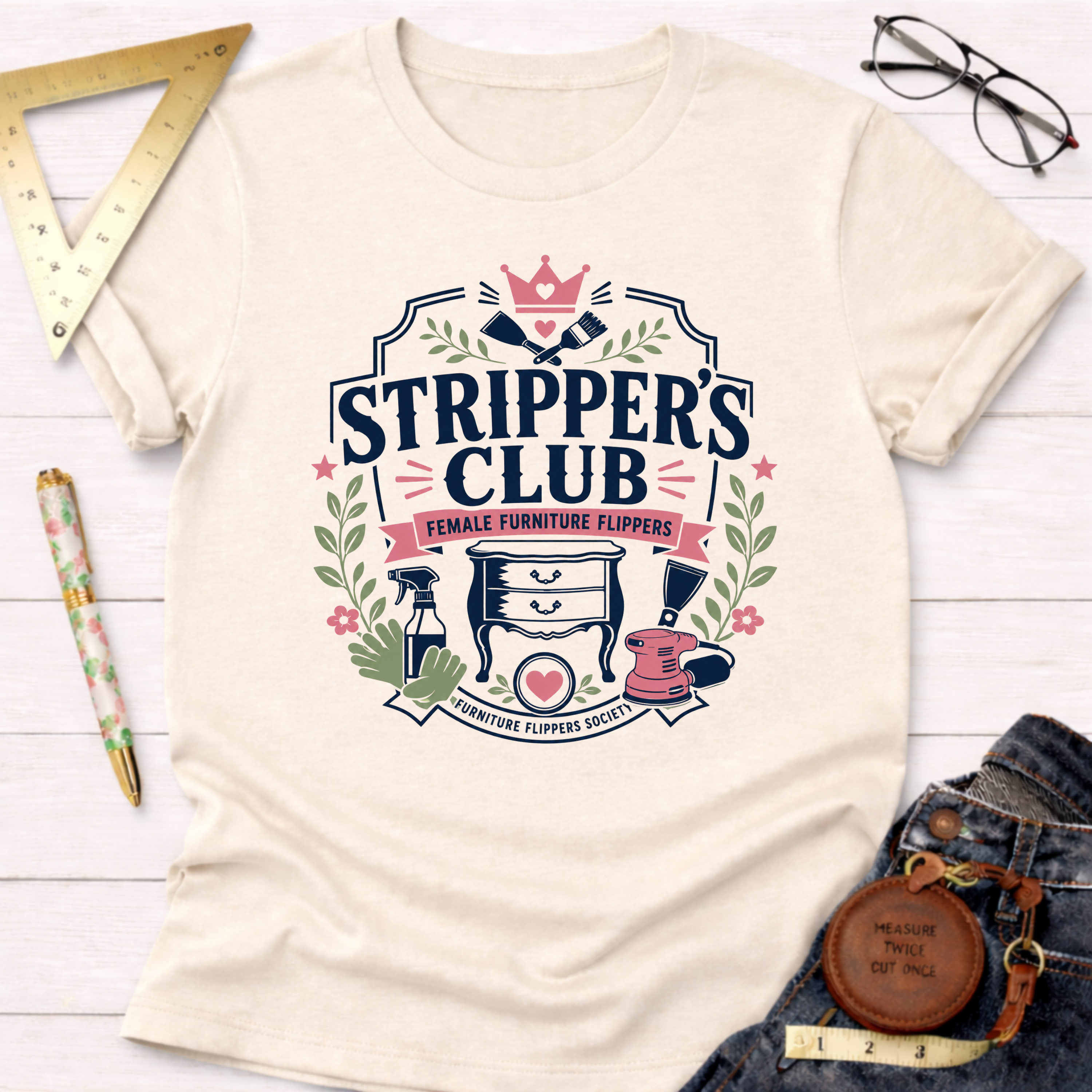 Stripper's Club Furniture Flippers T-Shirt