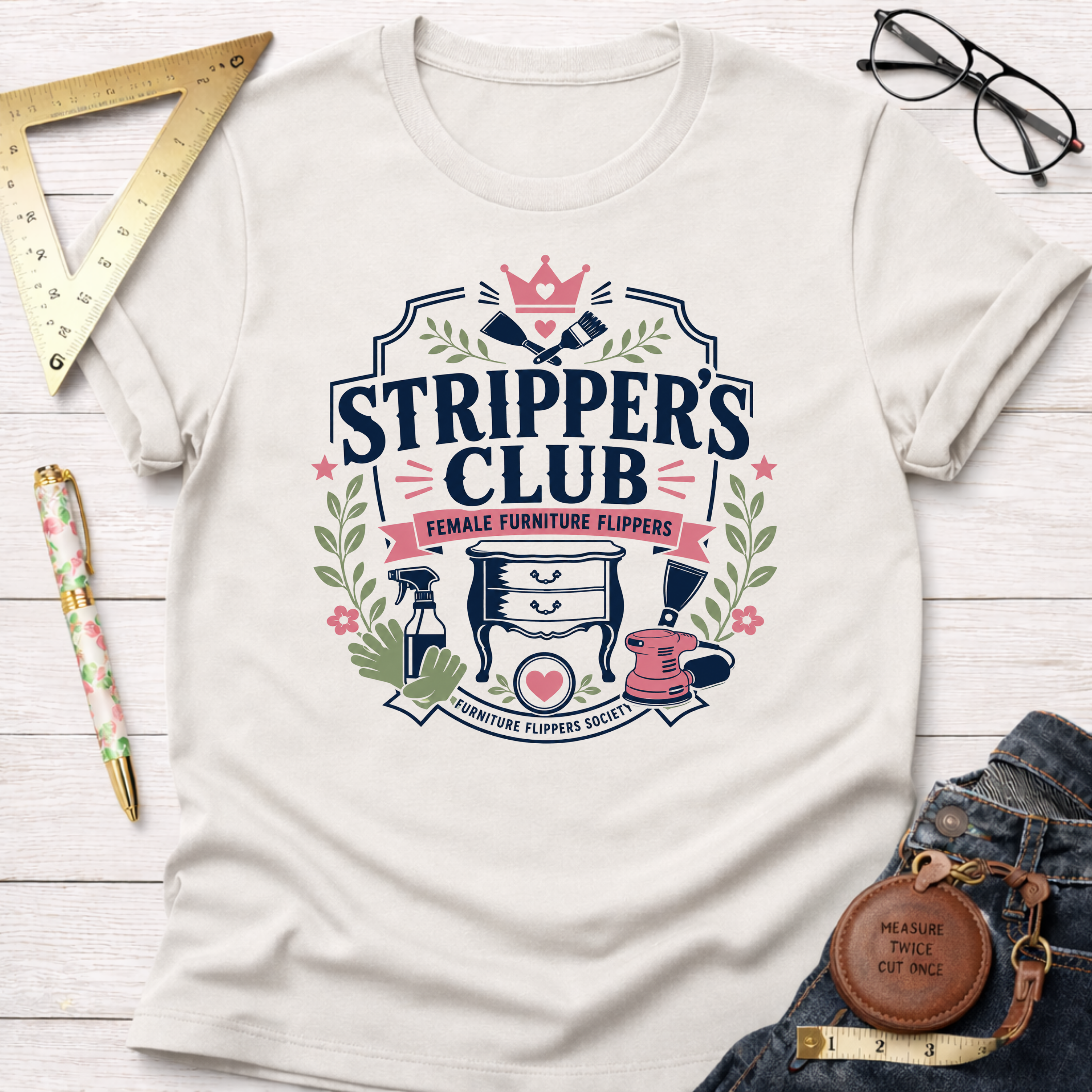 Stripper's Club Furniture Flippers T-Shirt