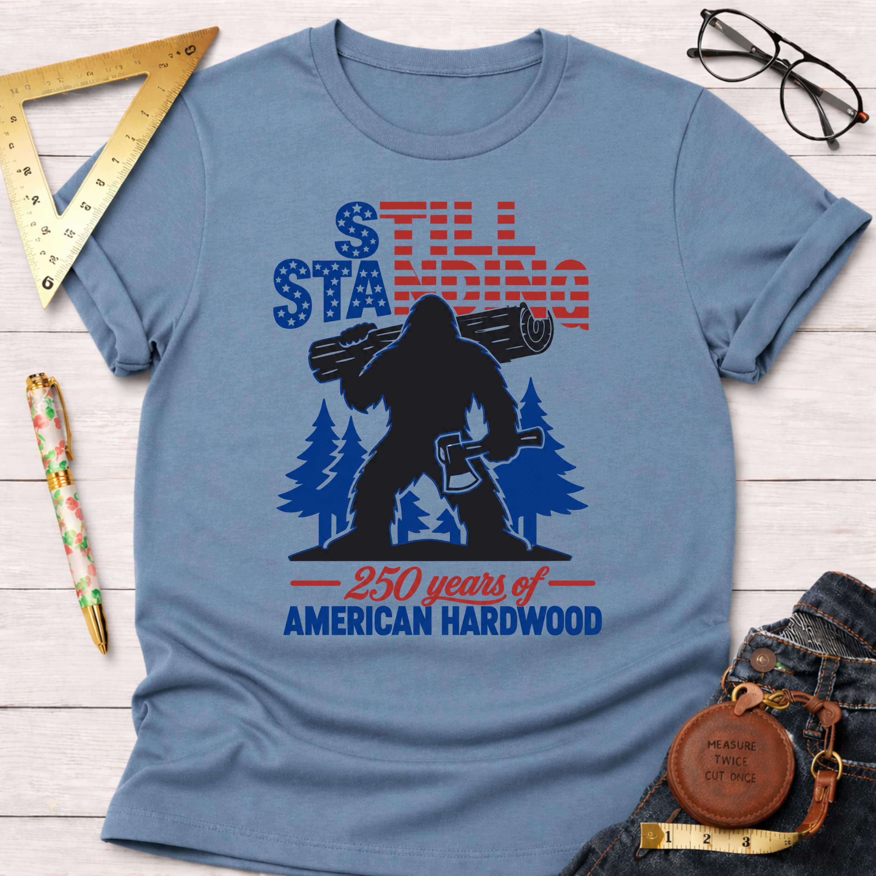 Patriotic Sasquatch T-Shirt