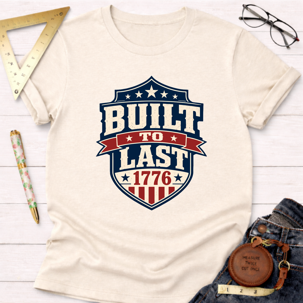 Built To Last Badge T-Shirt