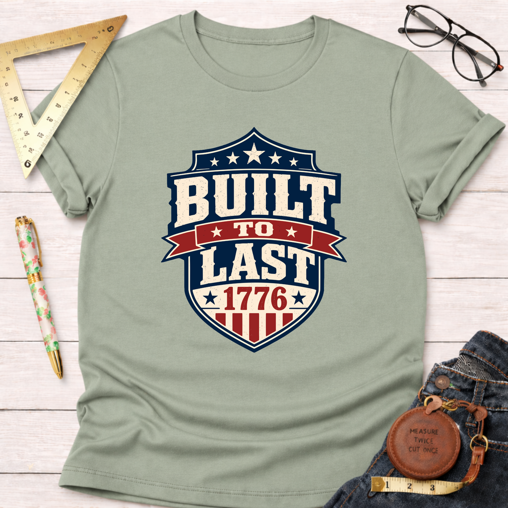 Built To Last Badge T-Shirt