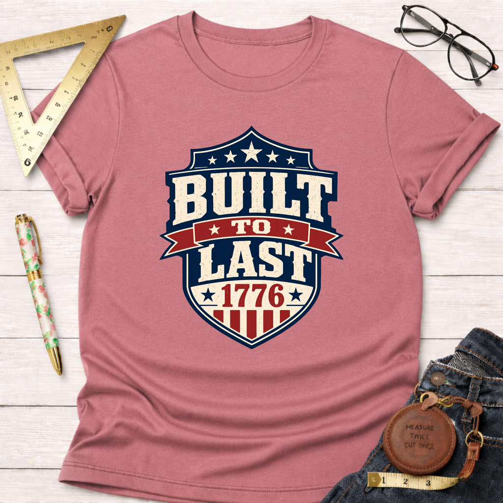 Built To Last Badge T-Shirt
