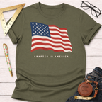 Crafted In America Flag T-Shirt