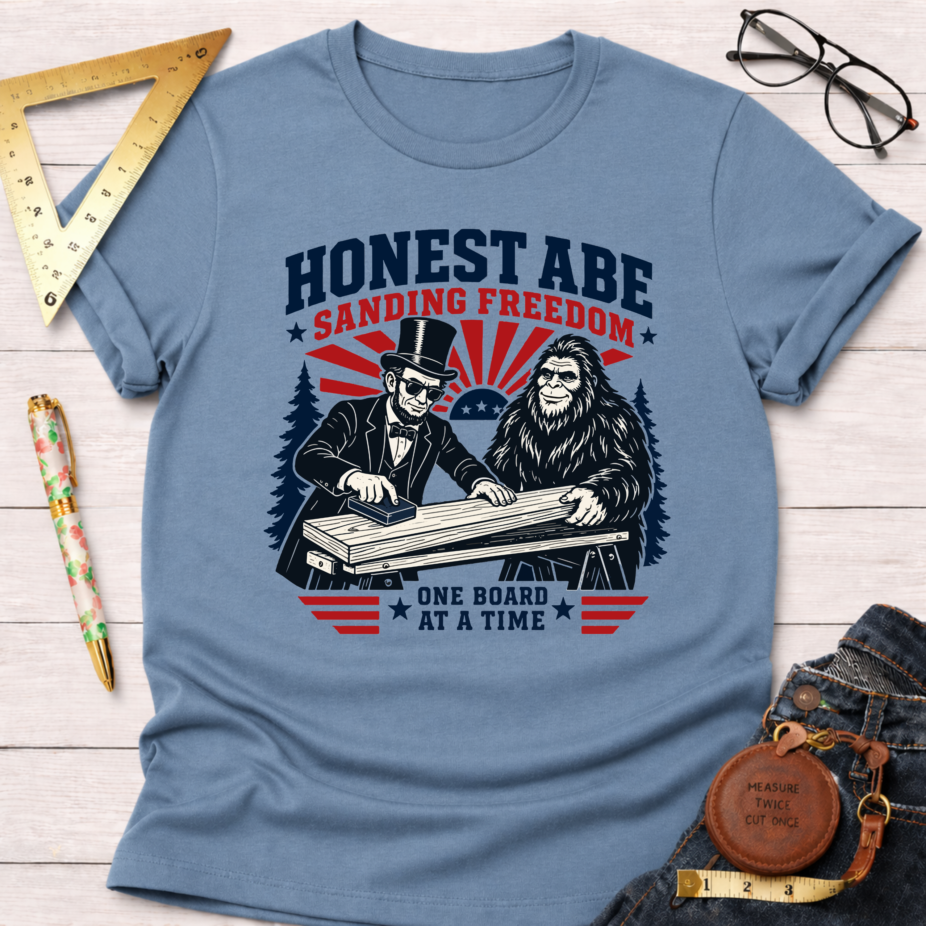 Honest Abe Sanding Freedom T-Shirt