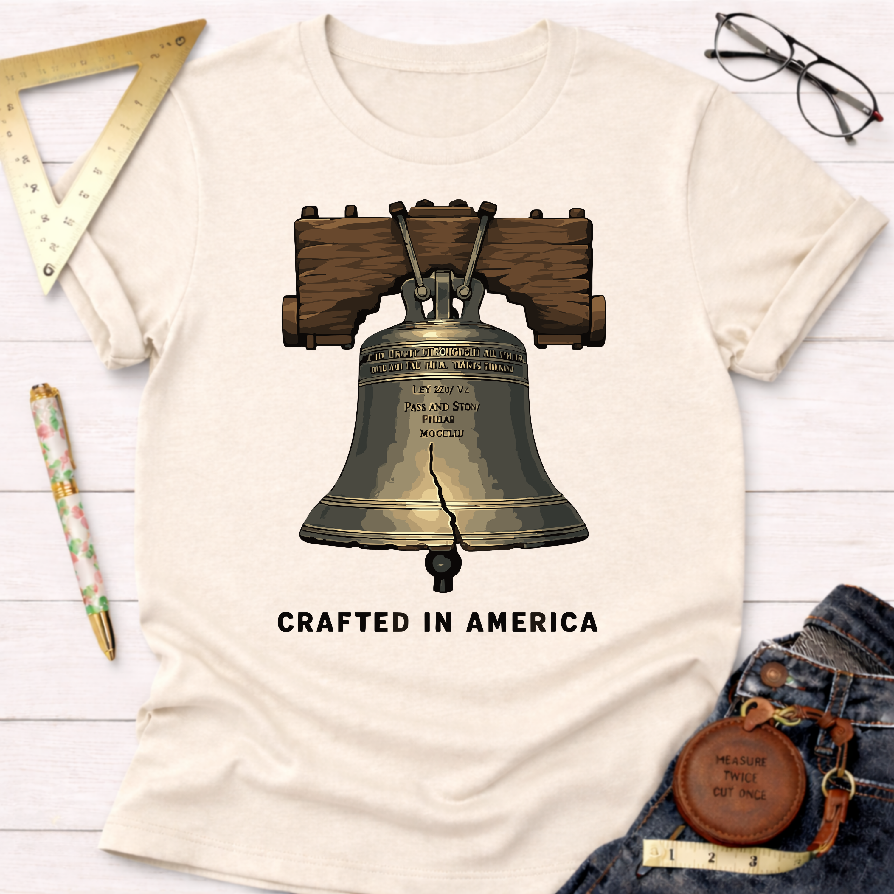 Crafted In America Liberty Bell T-Shirt