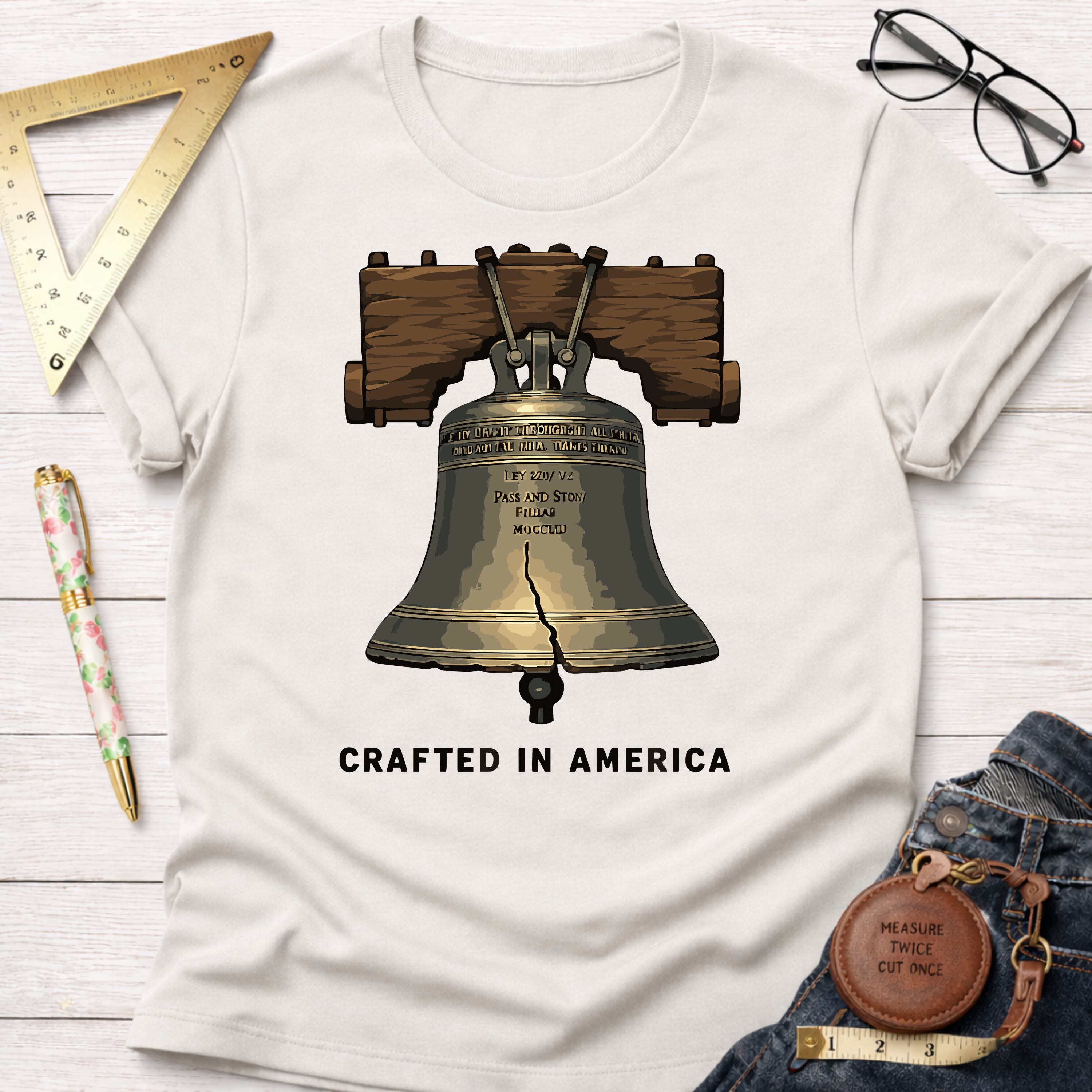 Crafted In America Liberty Bell T-Shirt