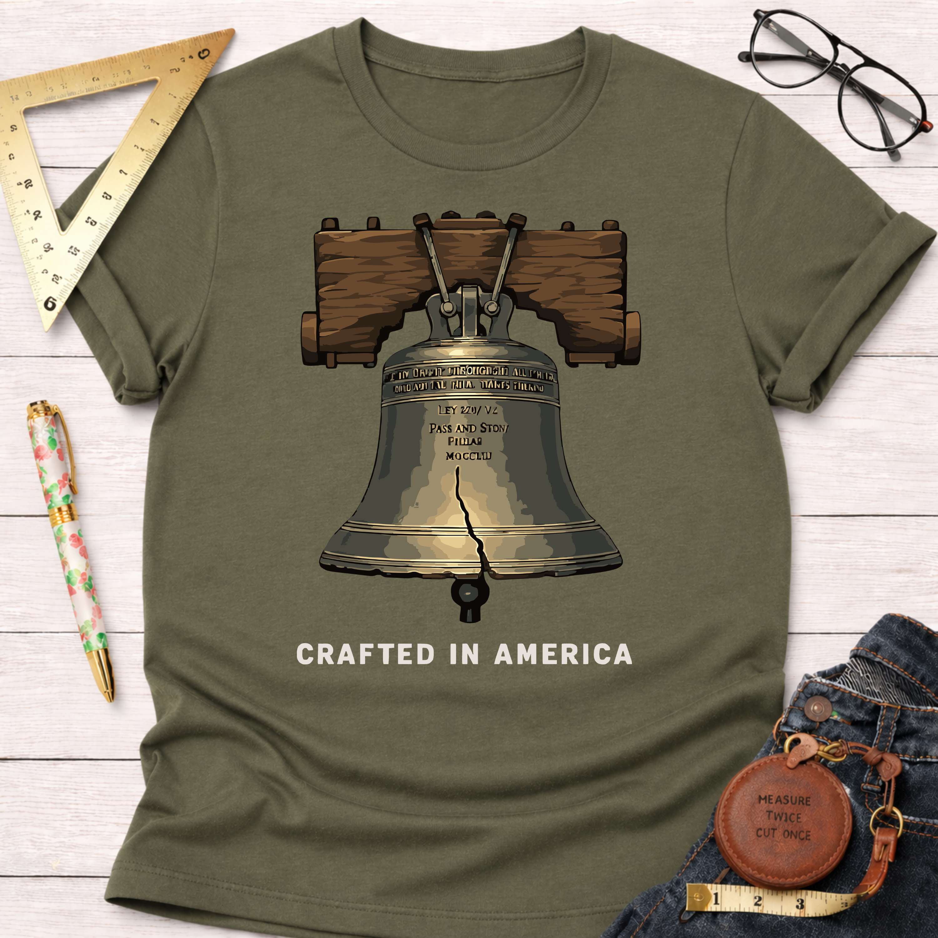 Crafted In America Liberty Bell T-Shirt