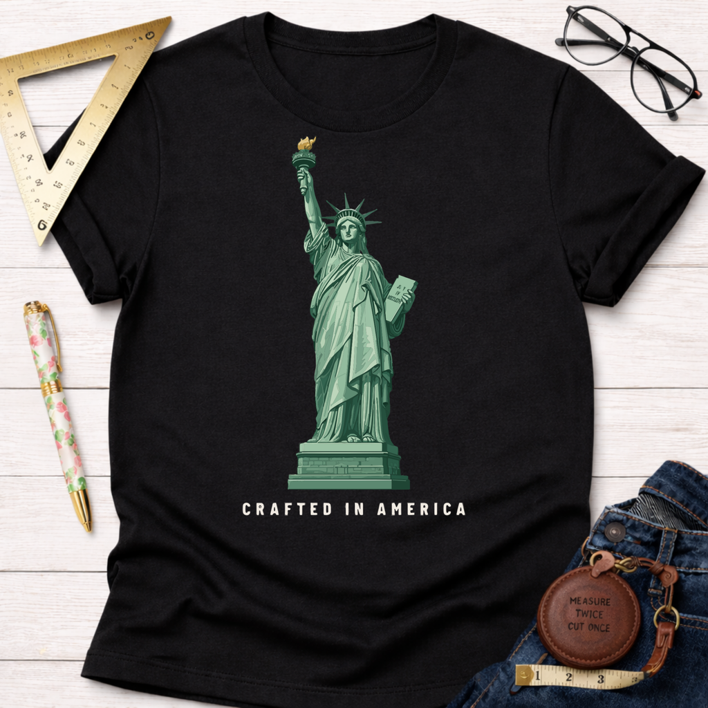 Crafted In America Lady Liberty T-Shirt