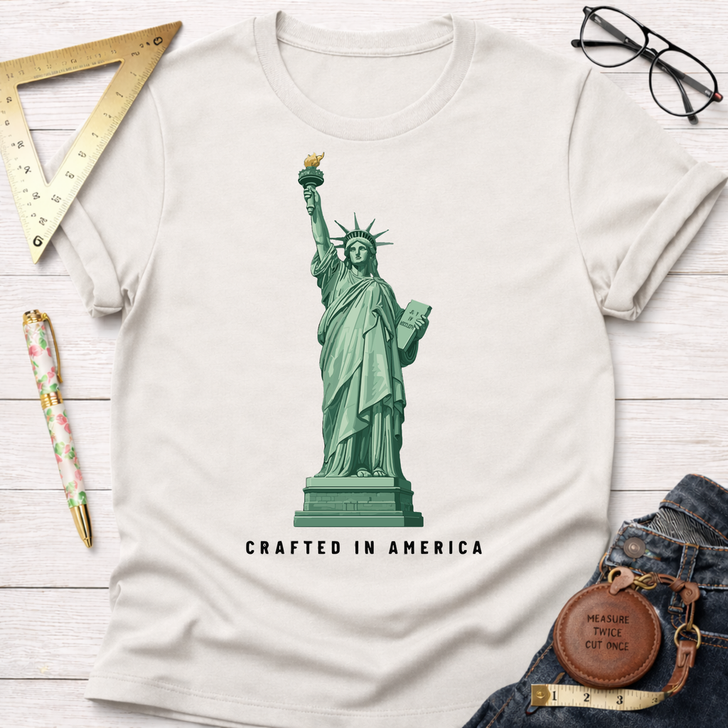 Crafted In America Lady Liberty T-Shirt