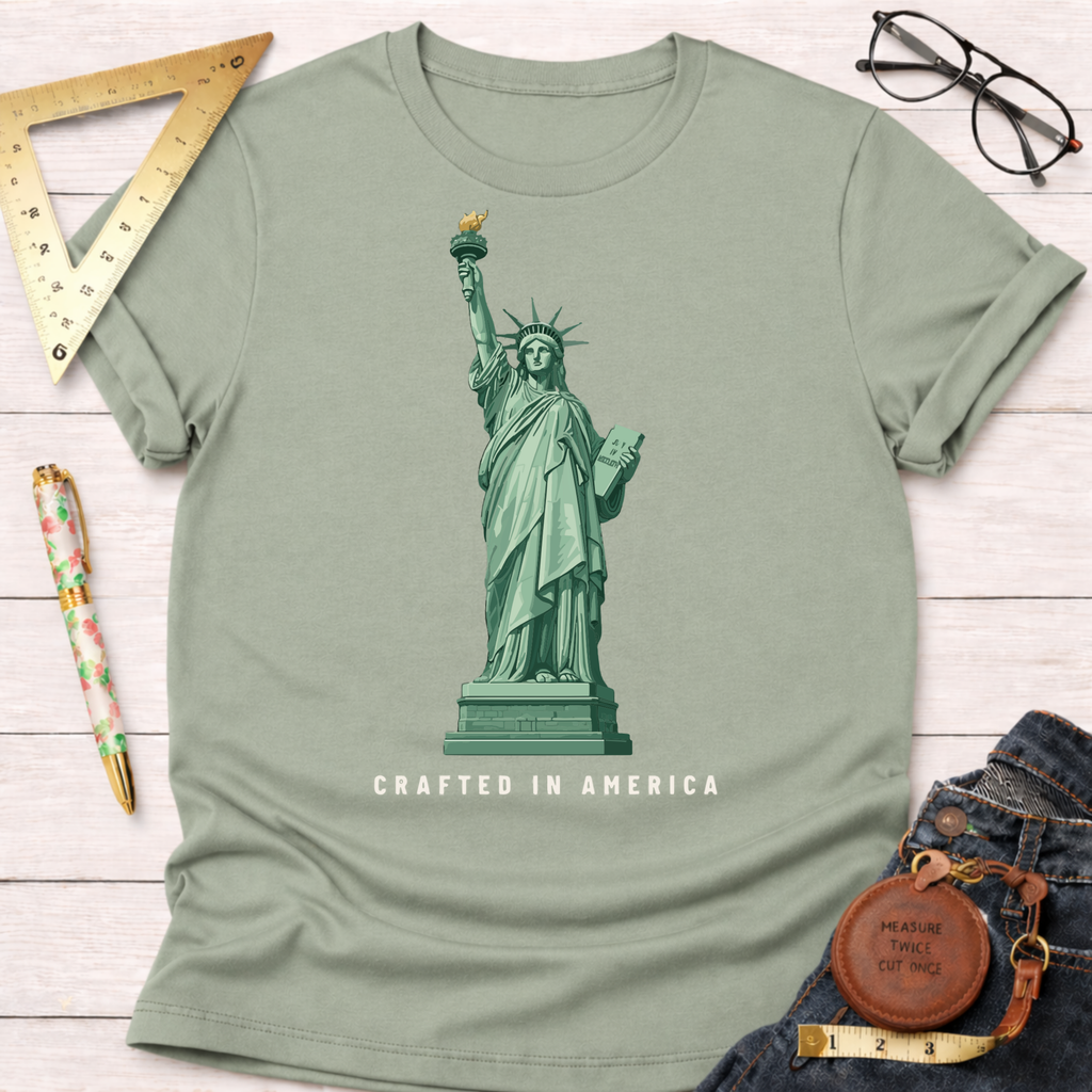 Crafted In America Lady Liberty T-Shirt