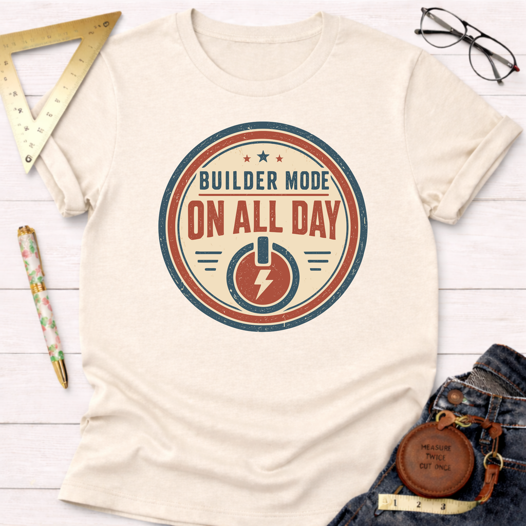 Builder Mode On All Day T-Shirt