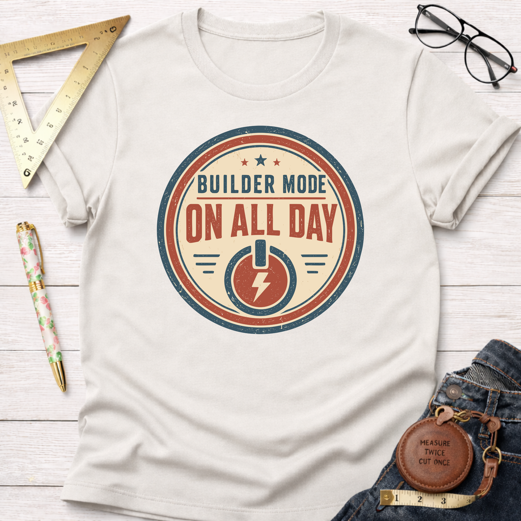 Builder Mode On All Day T-Shirt