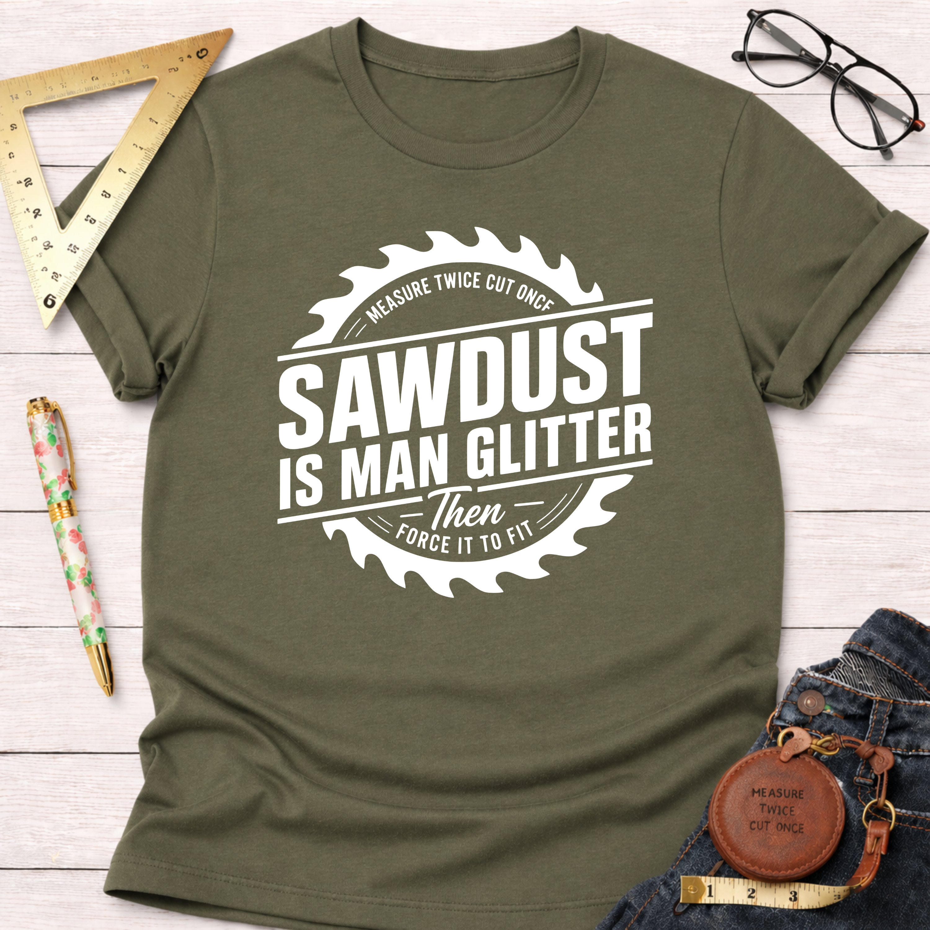 Sawdust Is Man Glitter T-Shirt