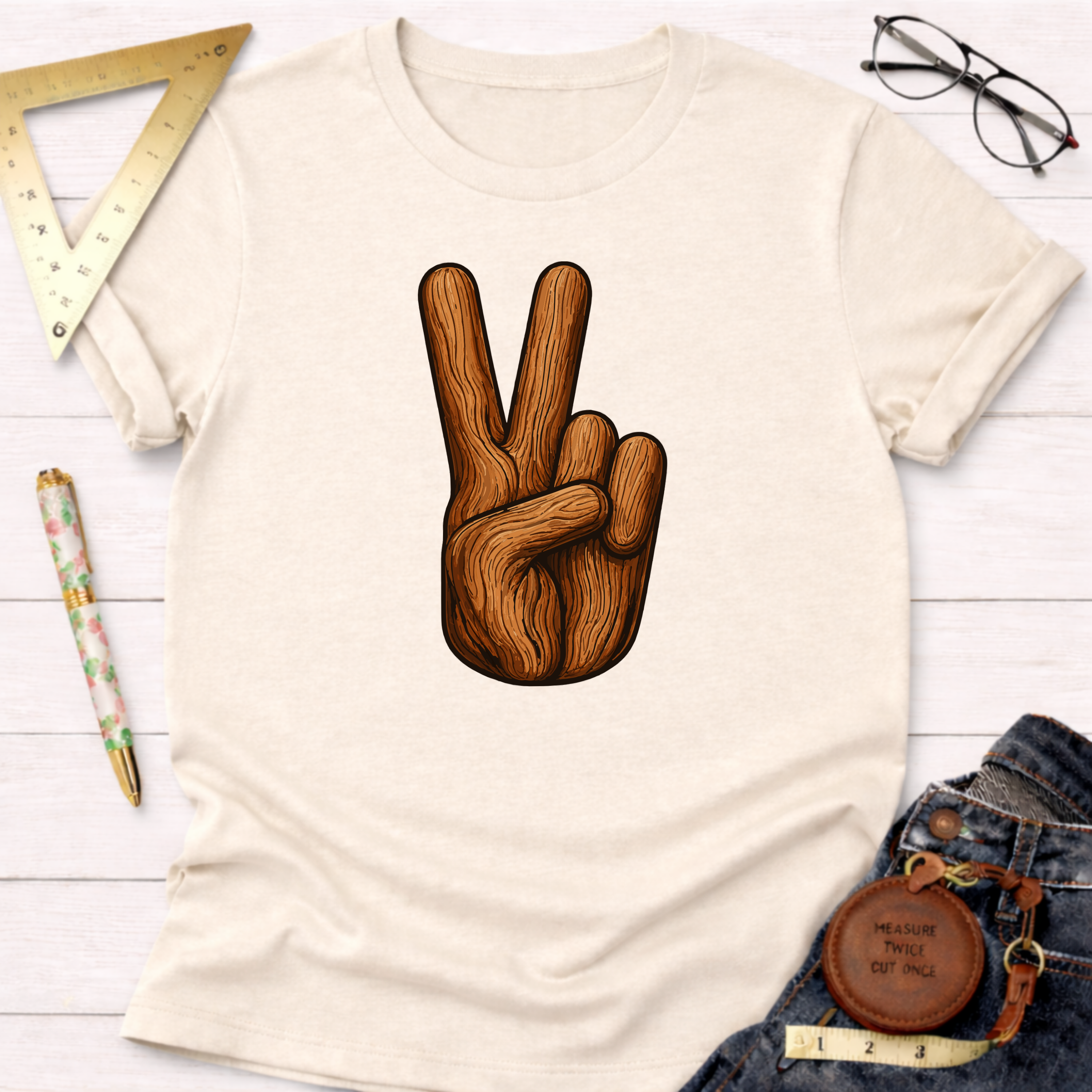 Peace Love & Wood T-Shirt