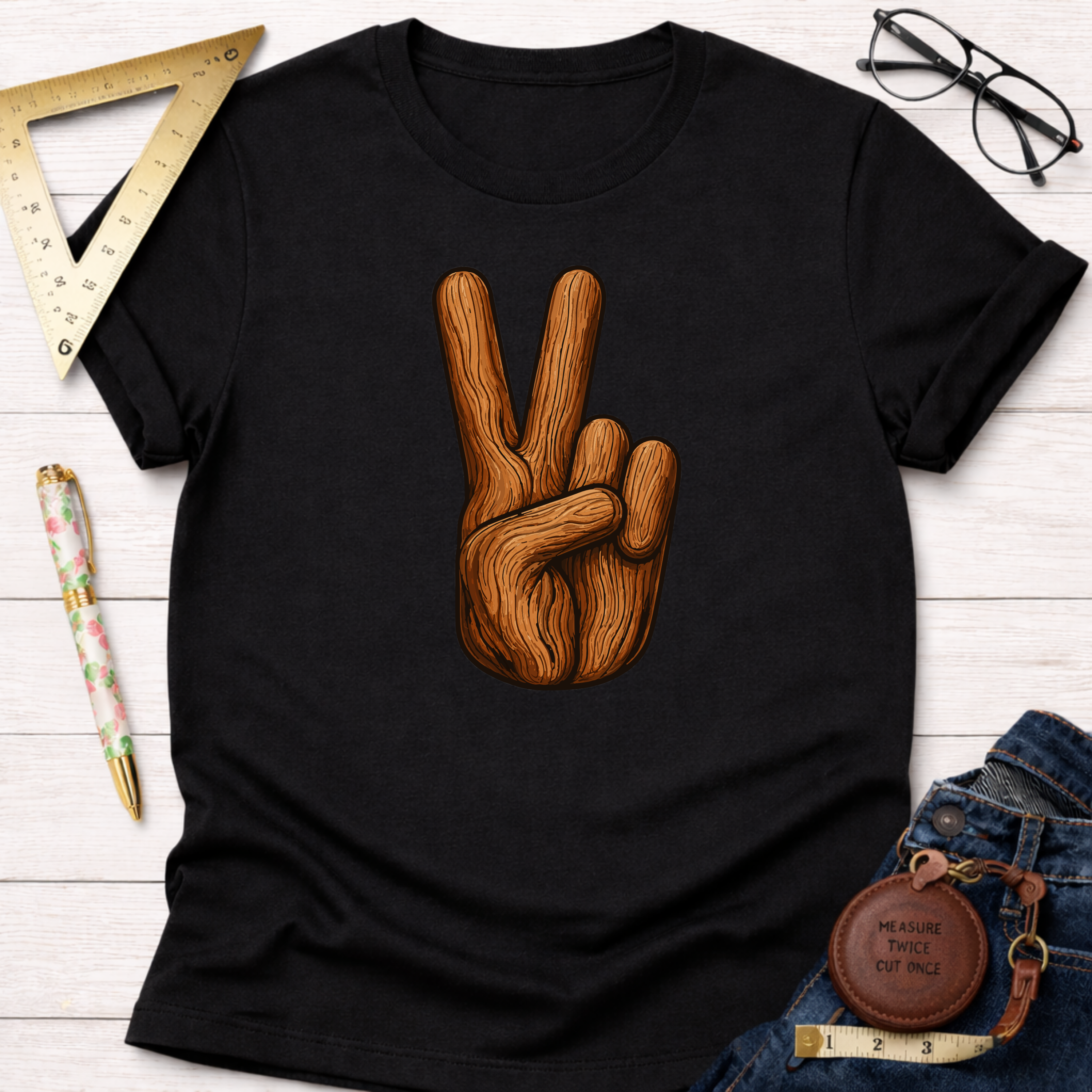 Peace Love & Wood T-Shirt