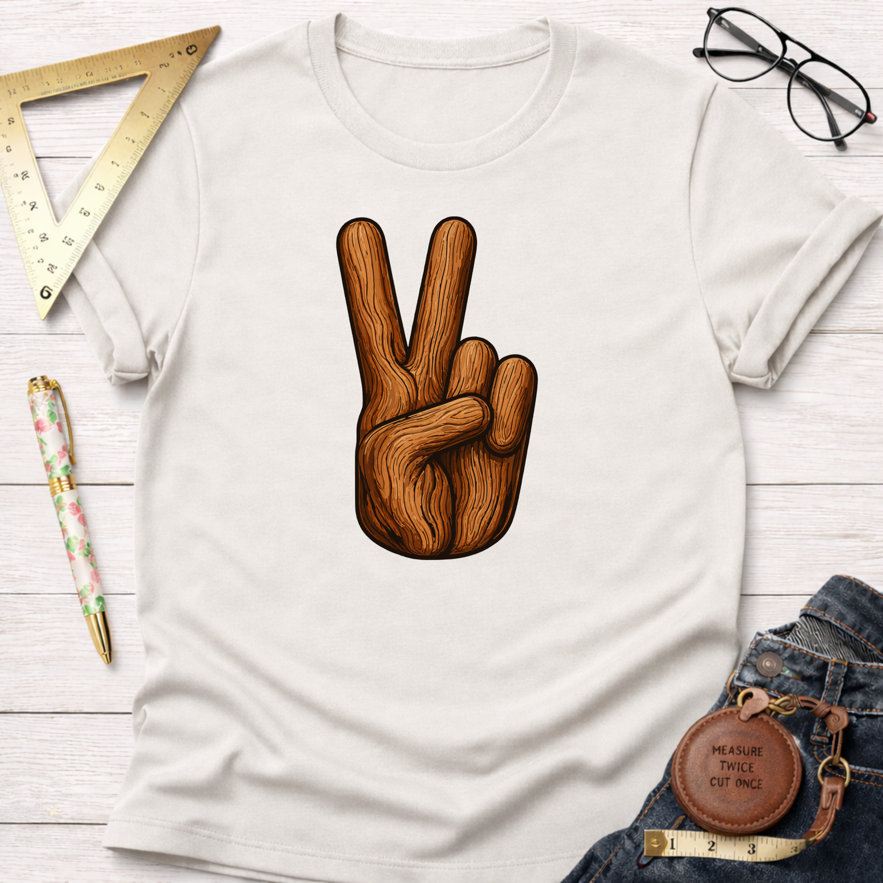 Peace Love & Wood T-Shirt