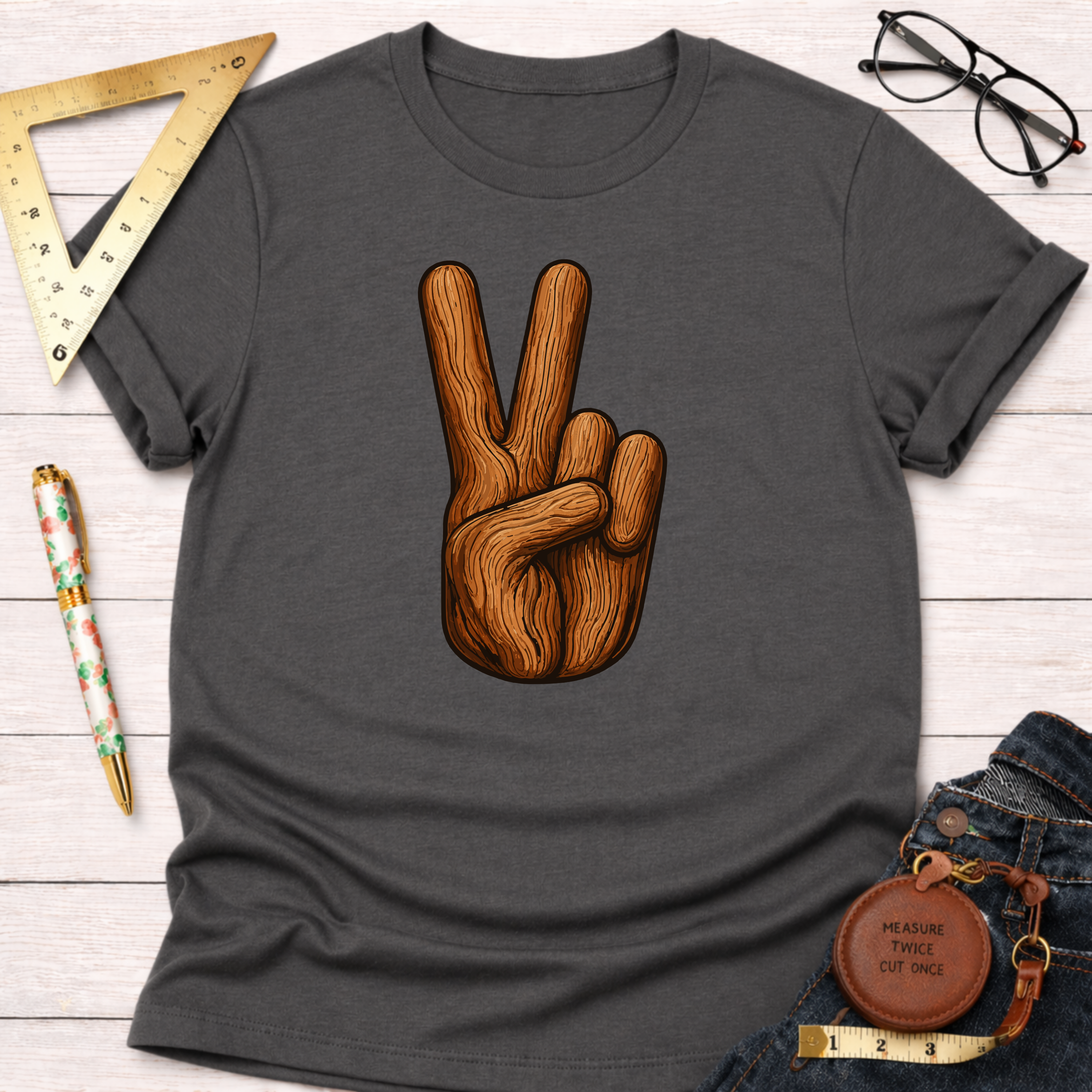 Peace Love & Wood T-Shirt